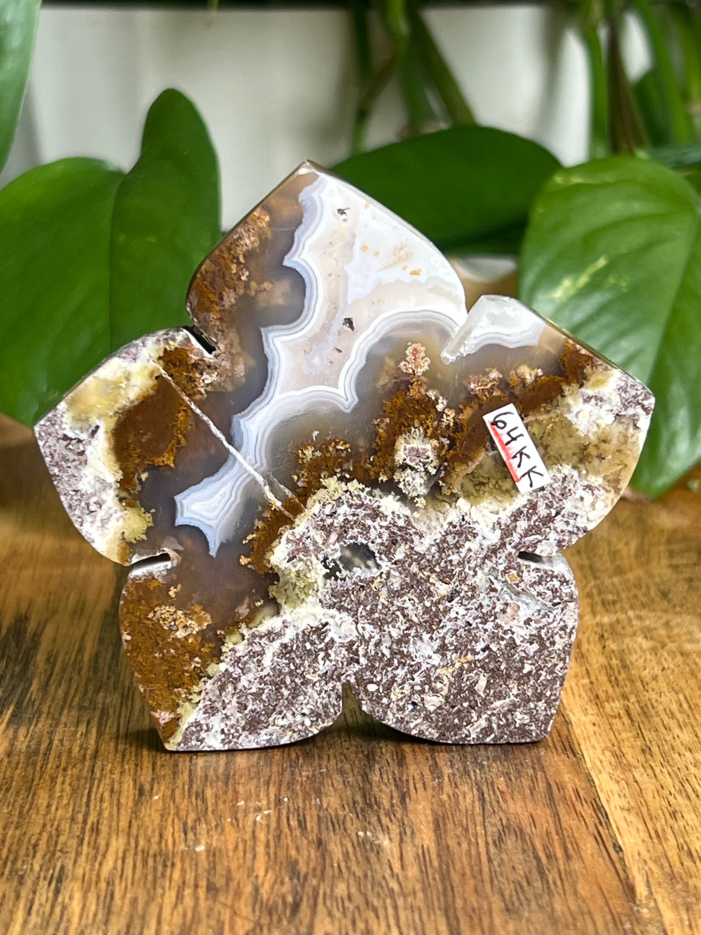 Scenic Moss Agate Flower KK