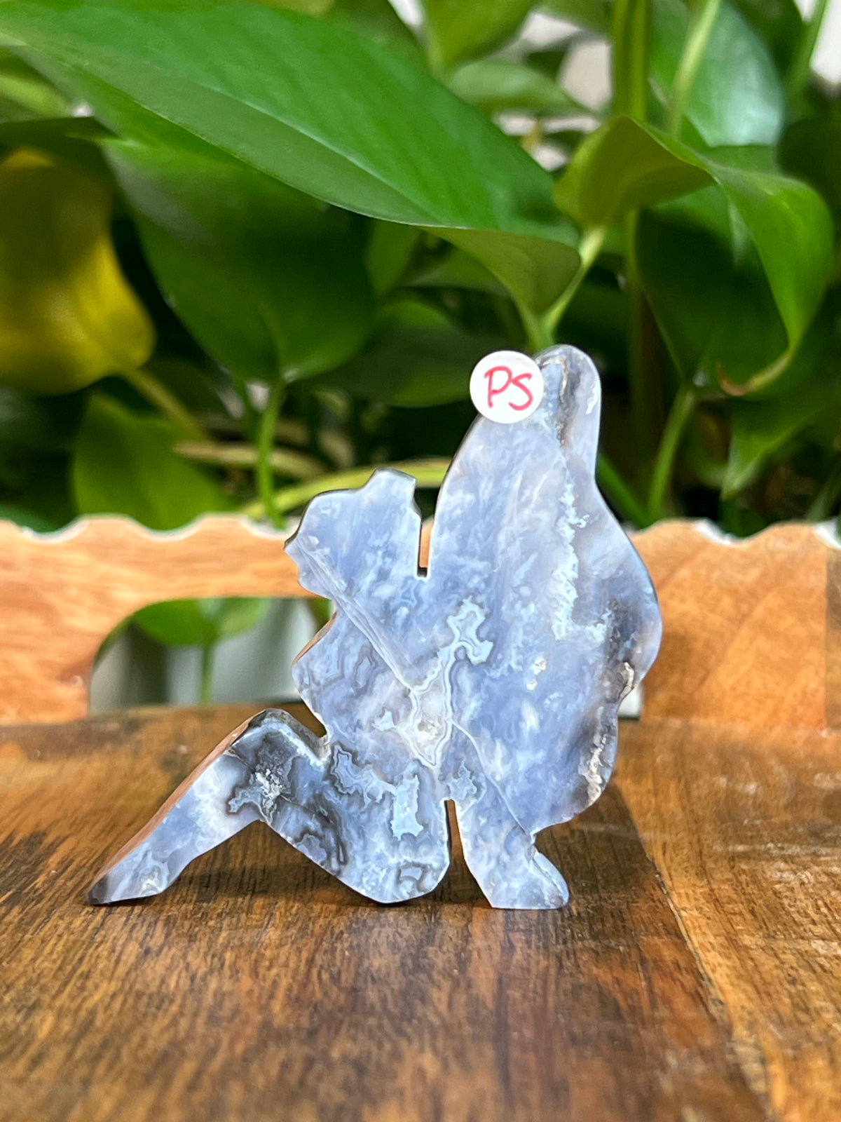 Blue Plume Agate Pixie Fairies