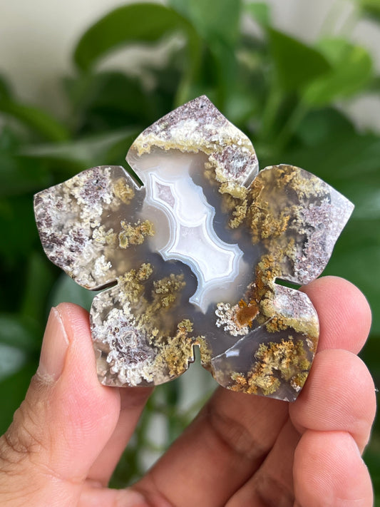 Scenic Moss Agate Flower: NE