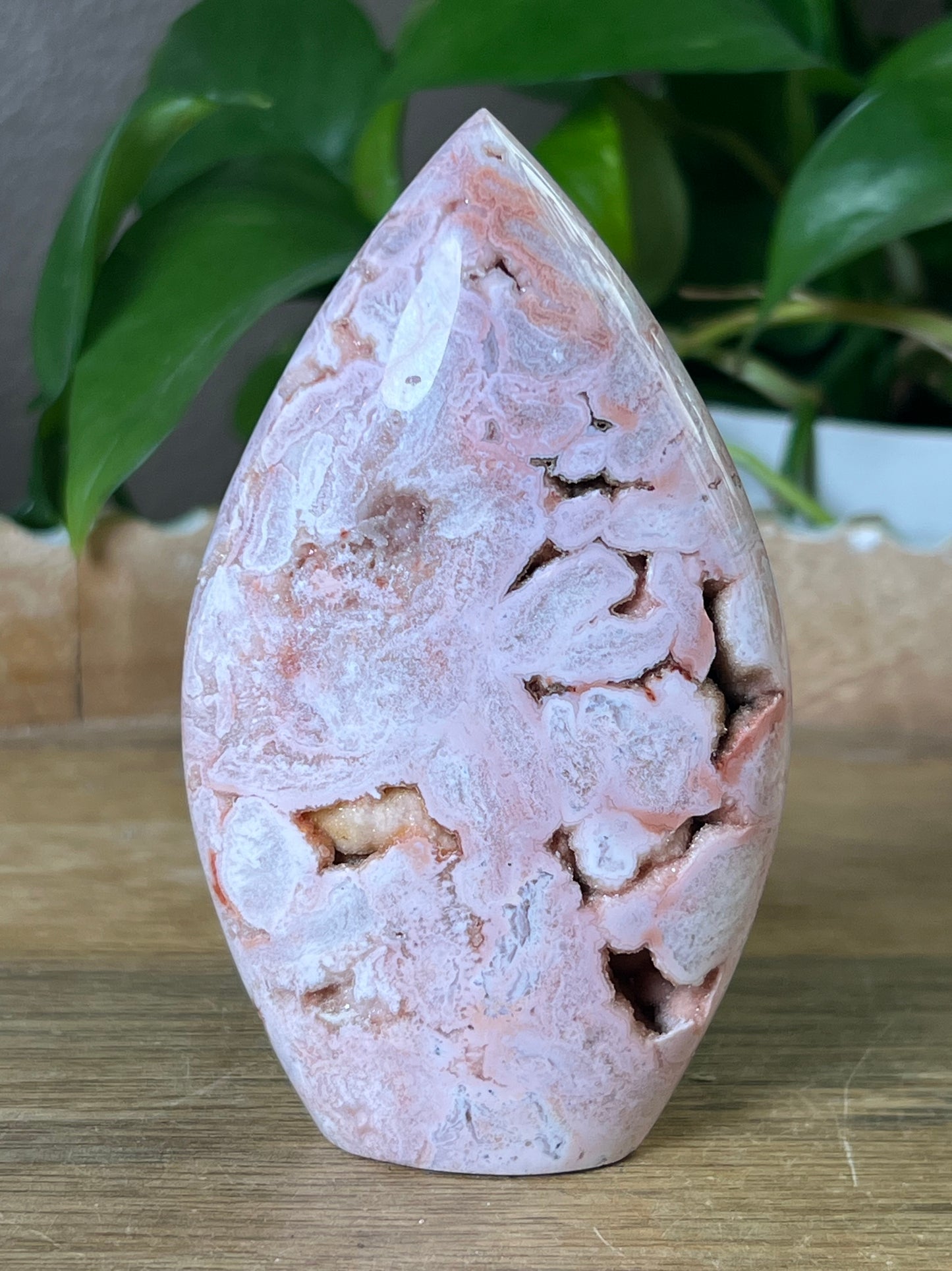 Pink Carnelian Flame