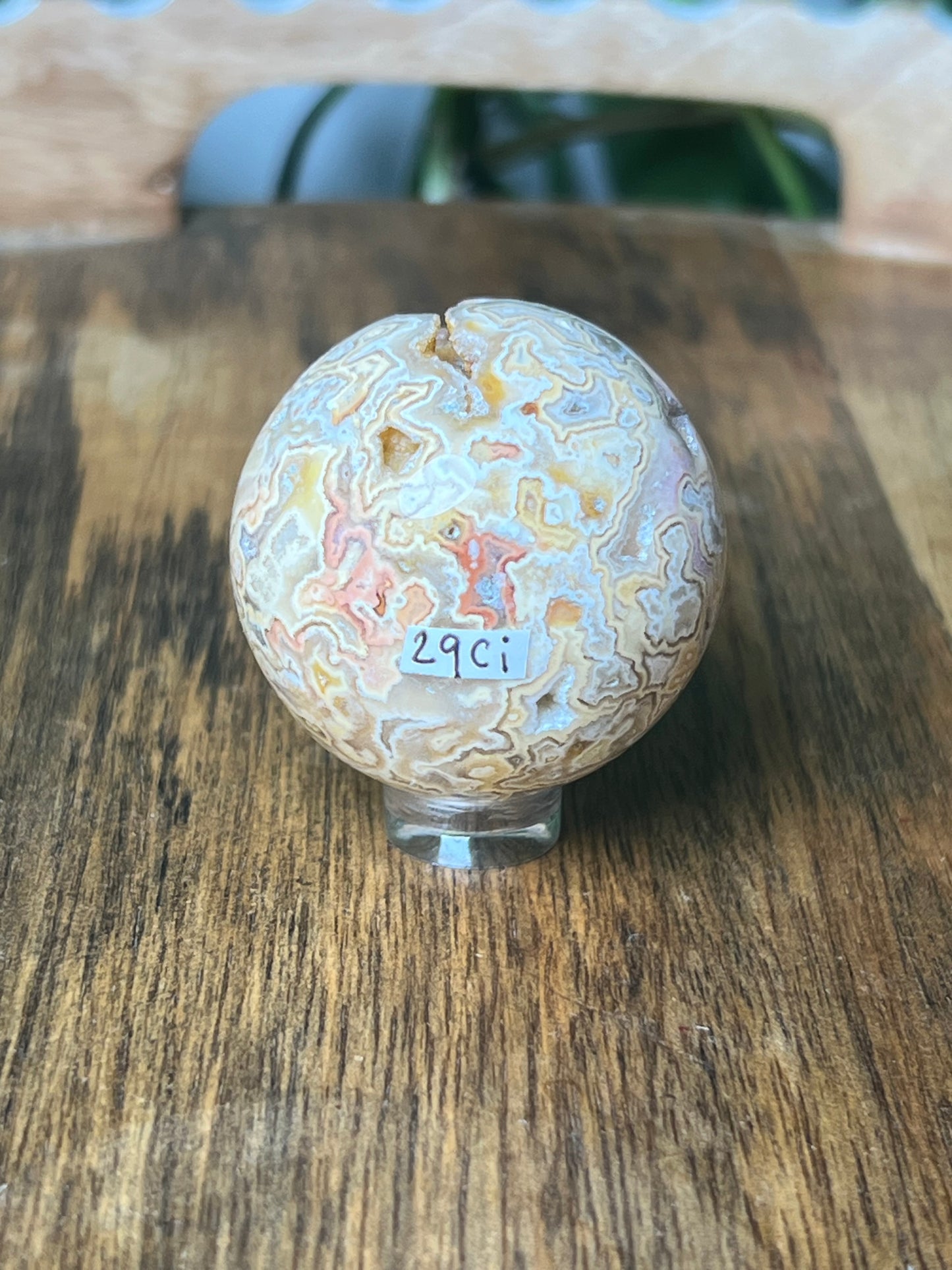 Crazy Lace Agate Egg