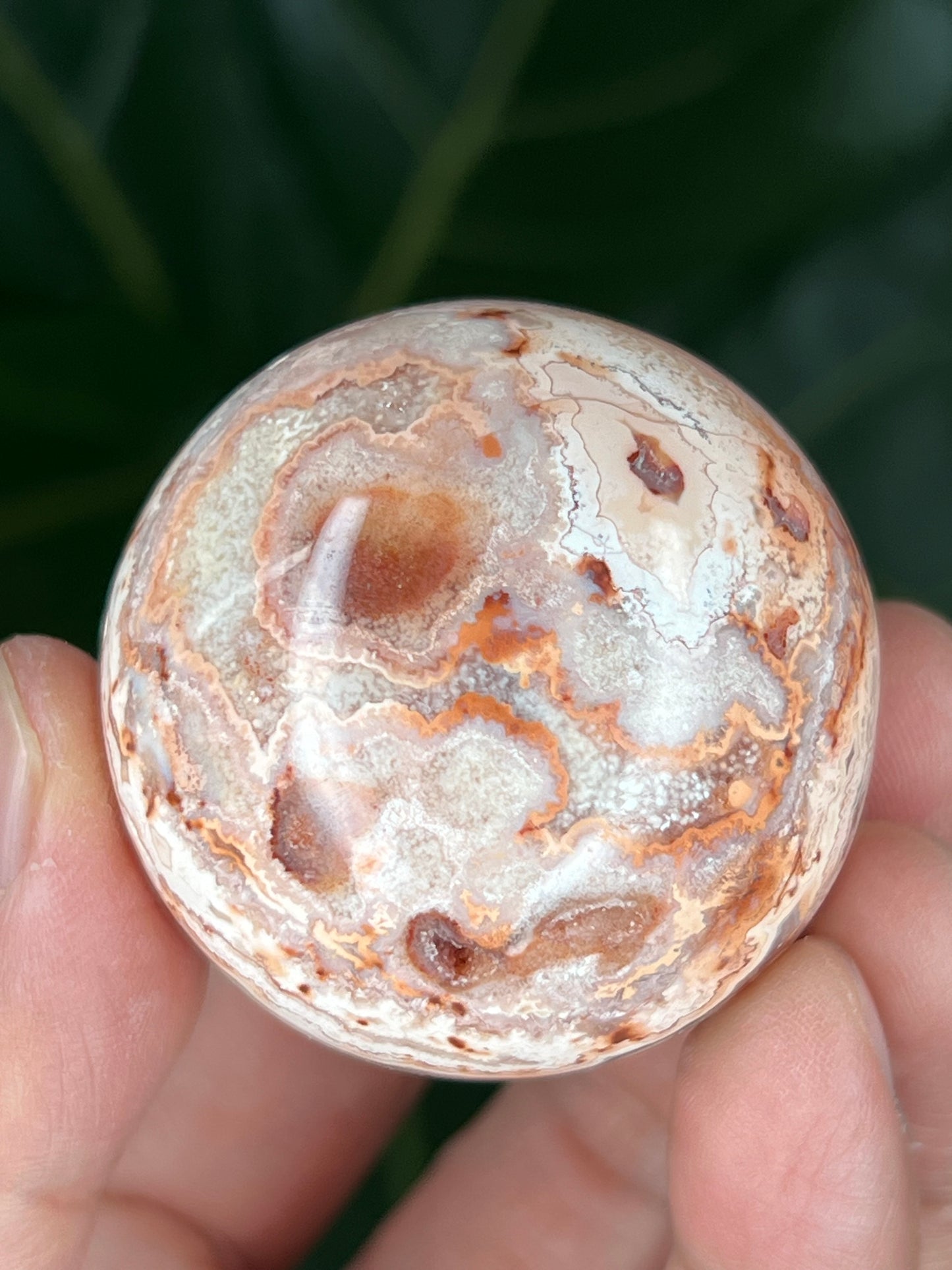 Crazy Lace Agate Sphere