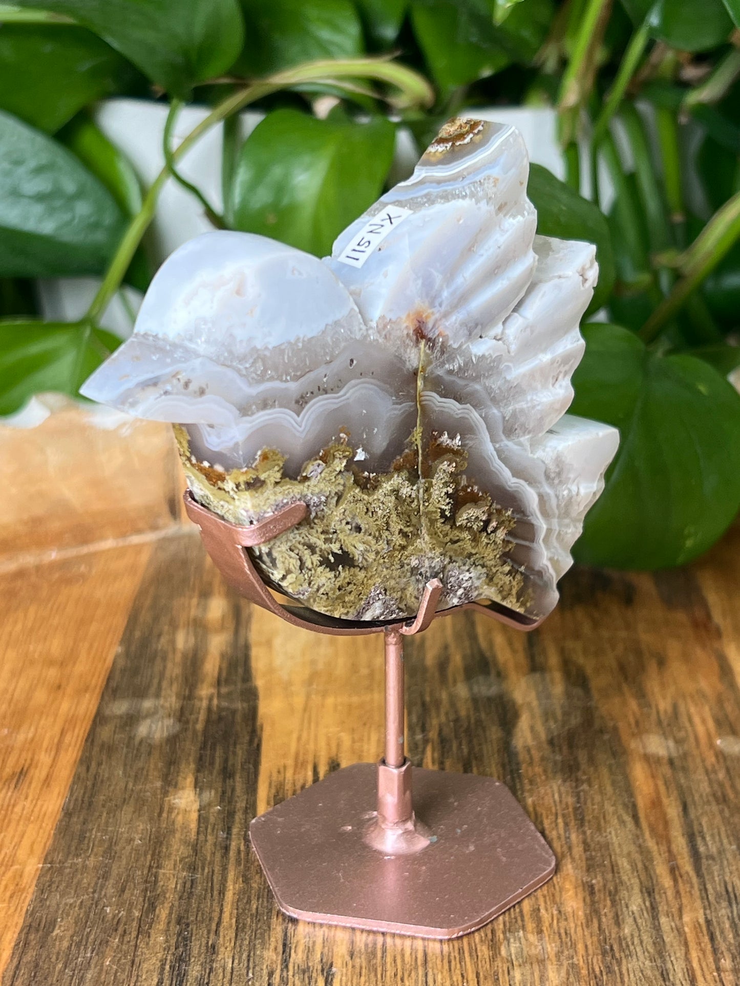Scenic Moss Agate Bird