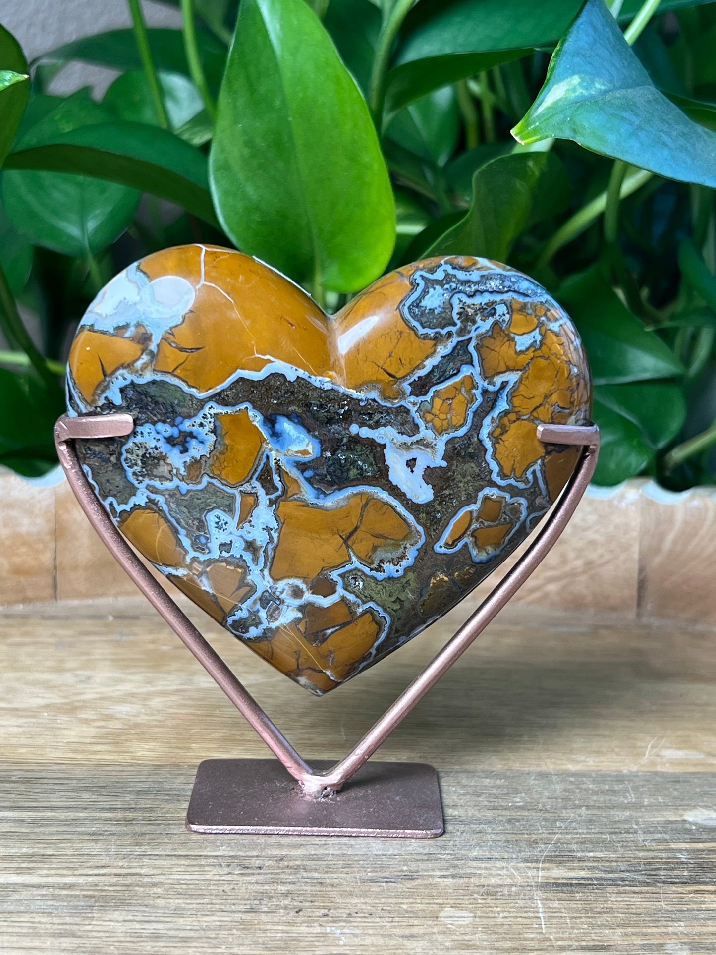 Brecciated Jasper Heart