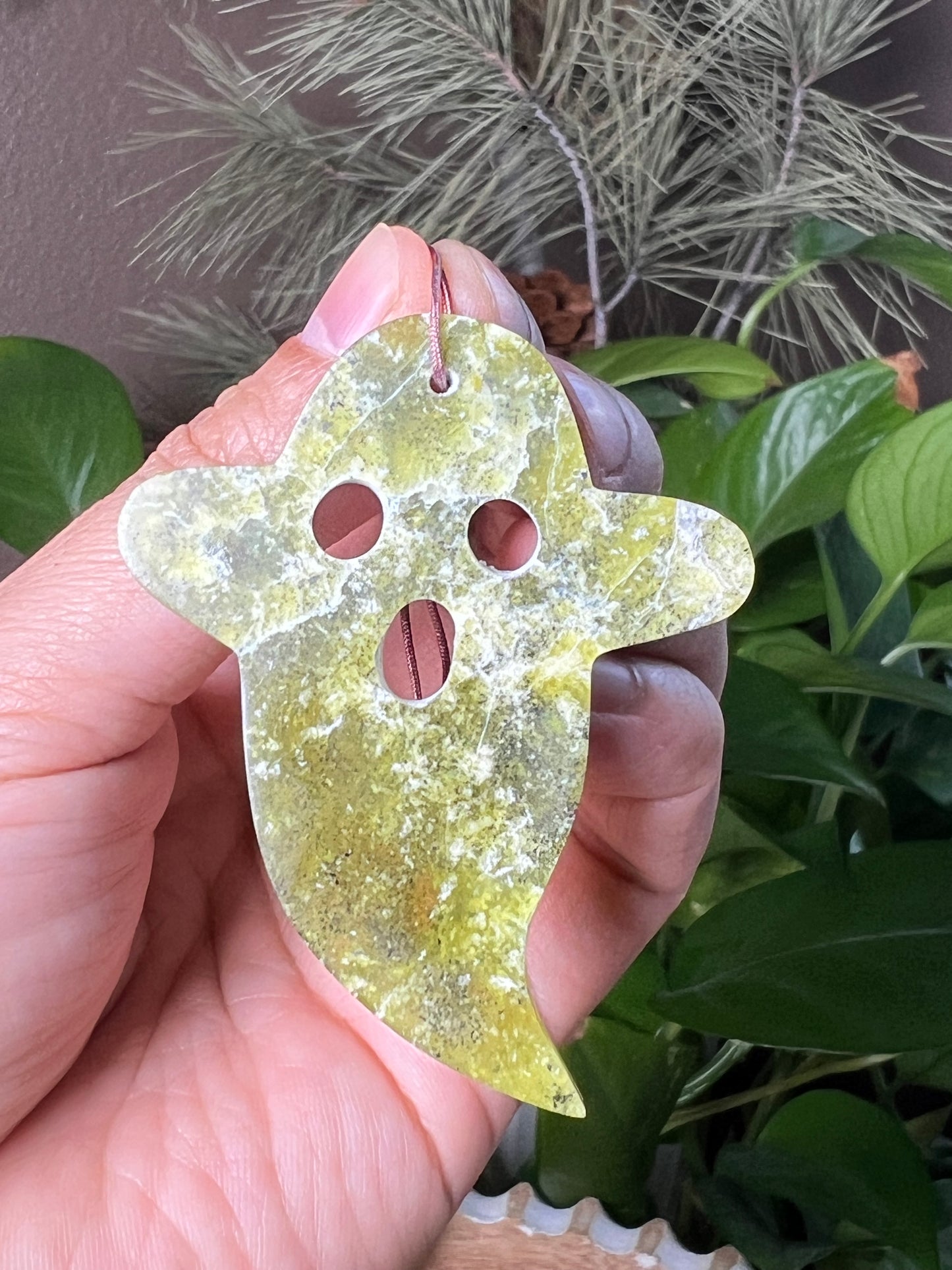 Idocrase Ghost Ornament