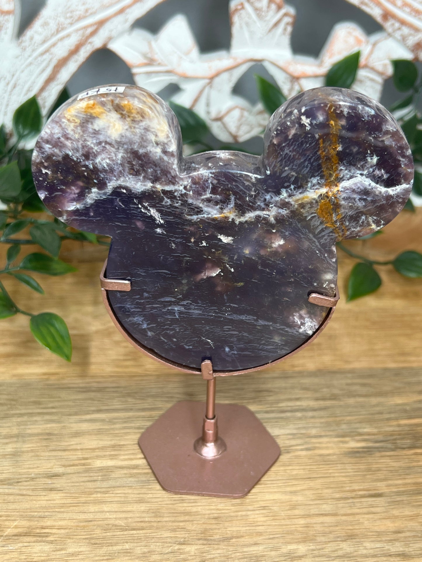 Purple Chalcedony Head
