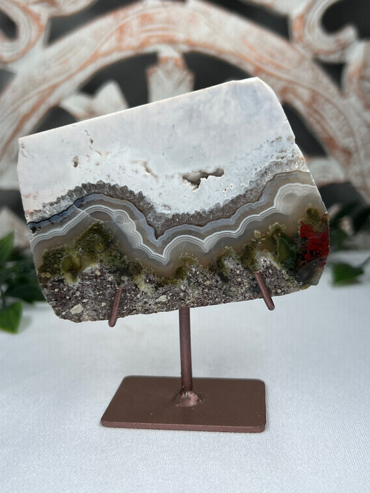 Scenic Moss Agate Slab