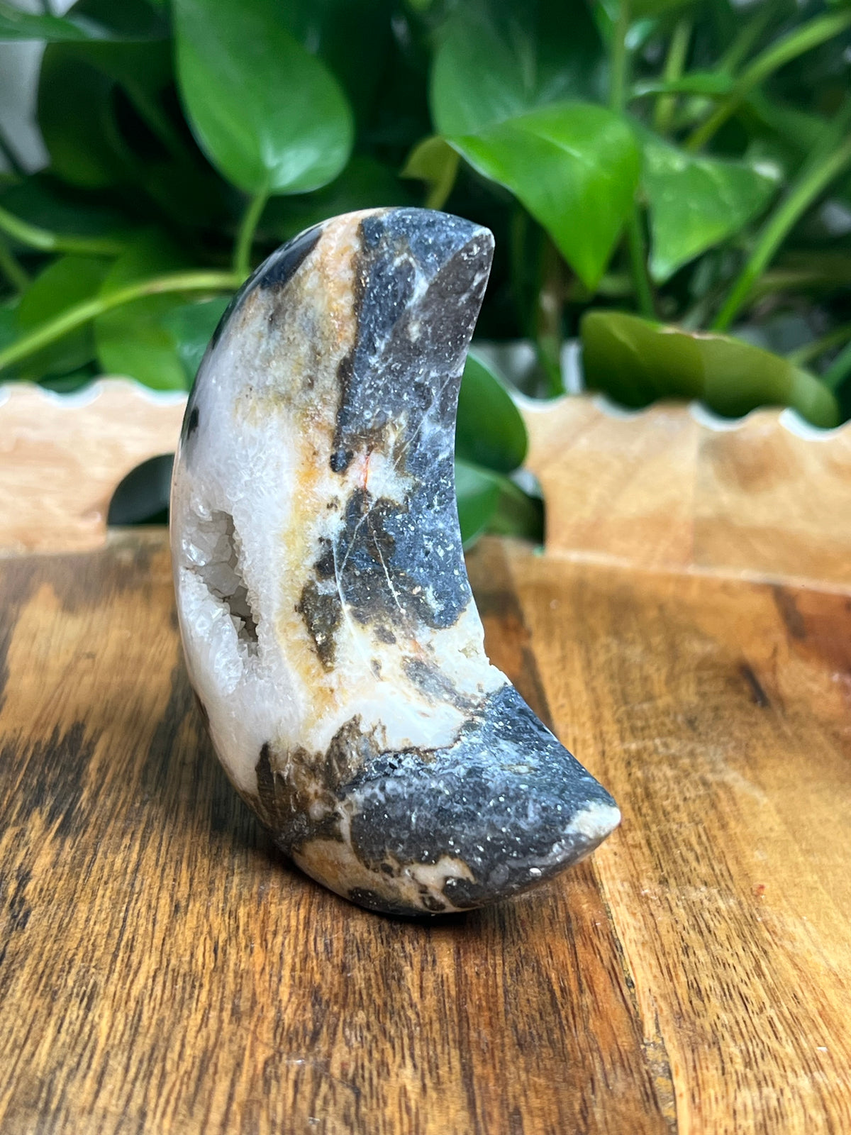 Sphalerite Self-Standing Moon: DB