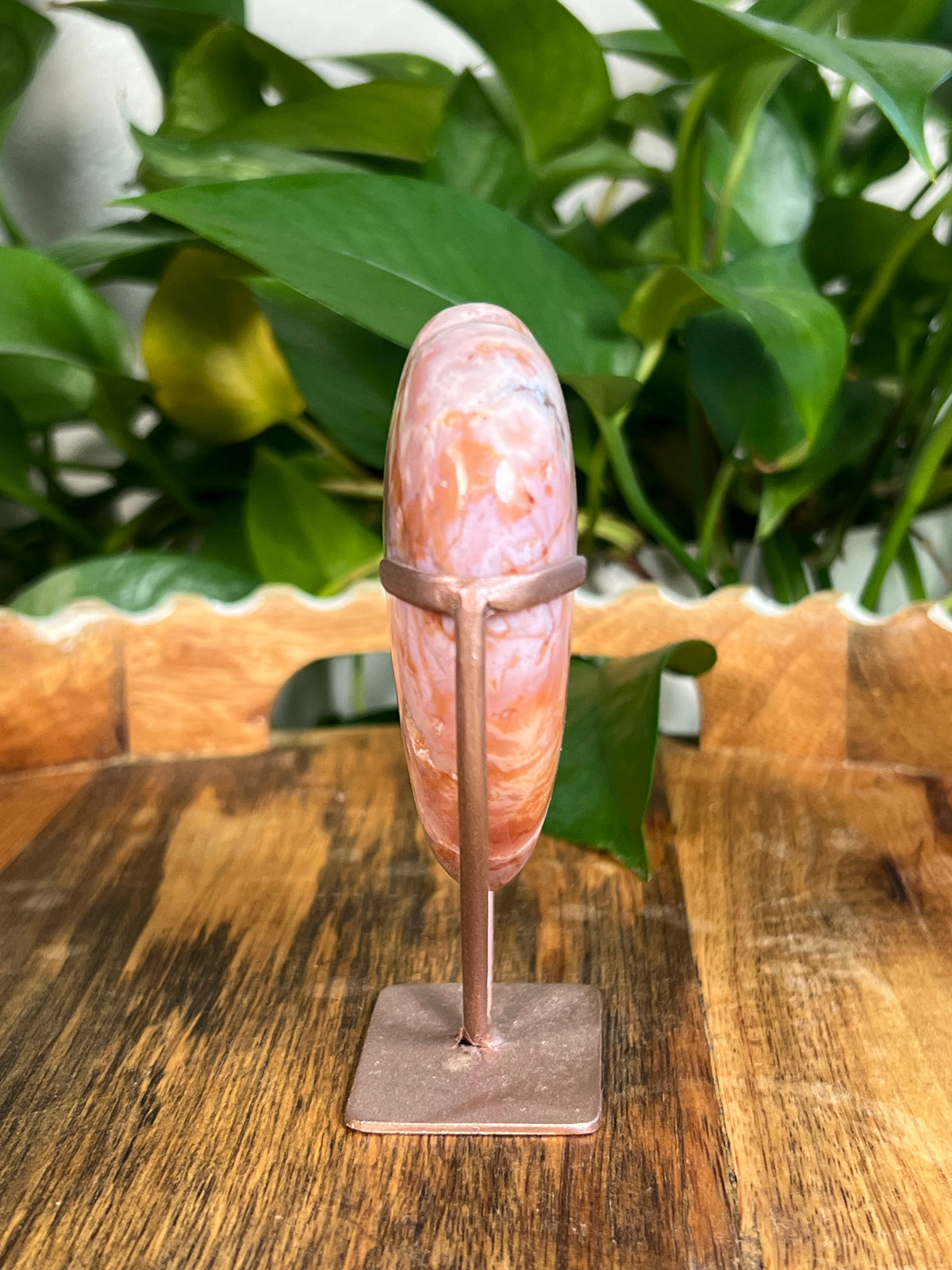 Pink Carnelian Heart: NA