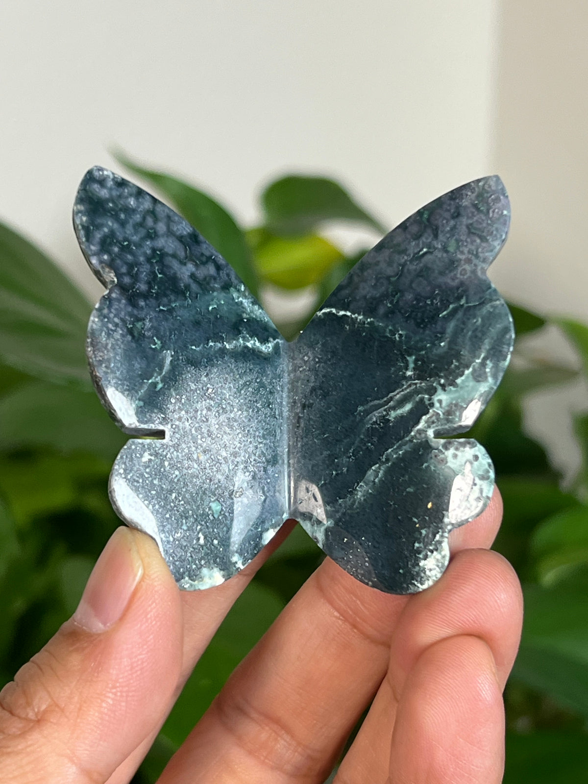 Grape Agate 3D Butterflies