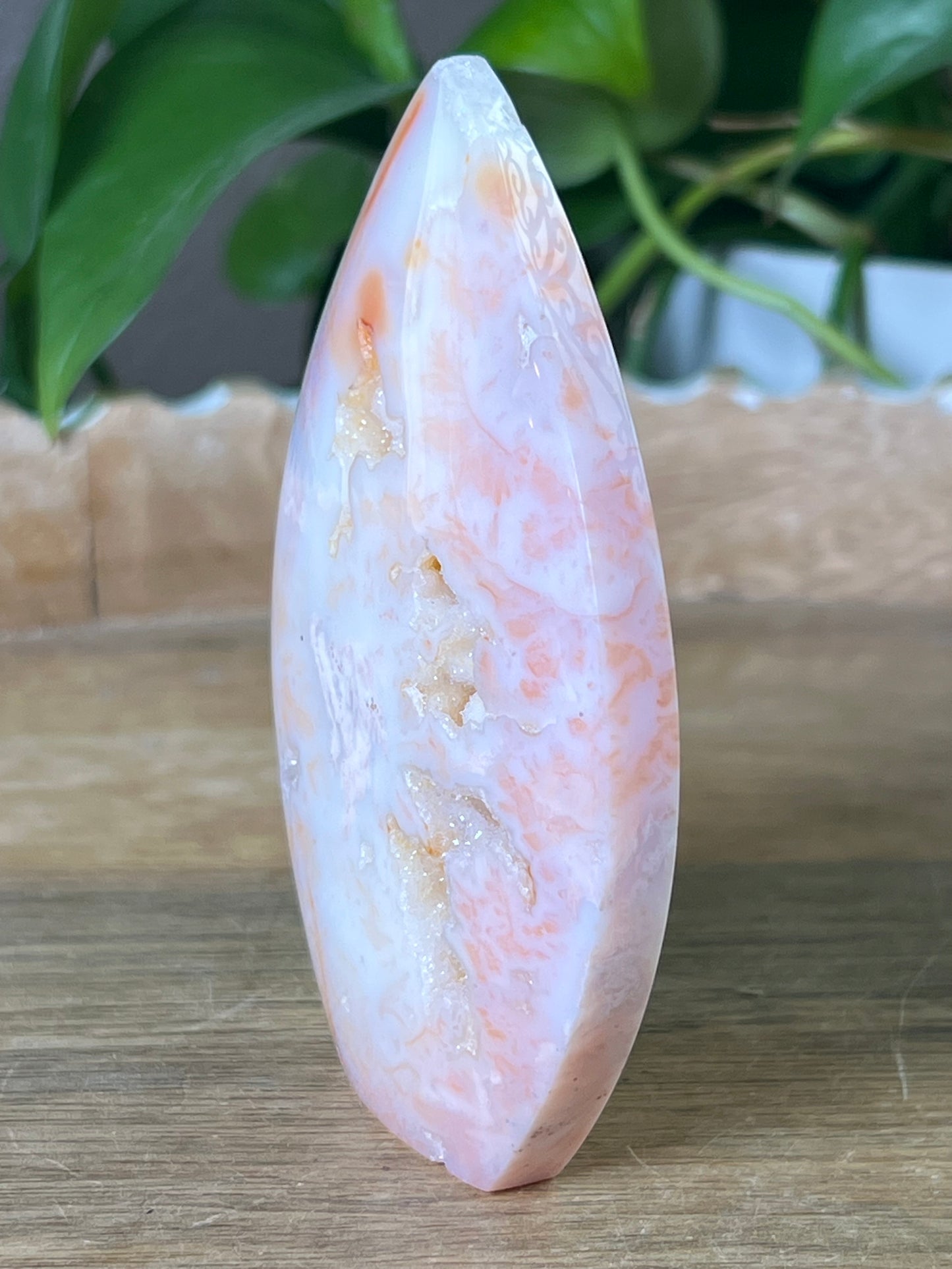Pink Carnelian Flame