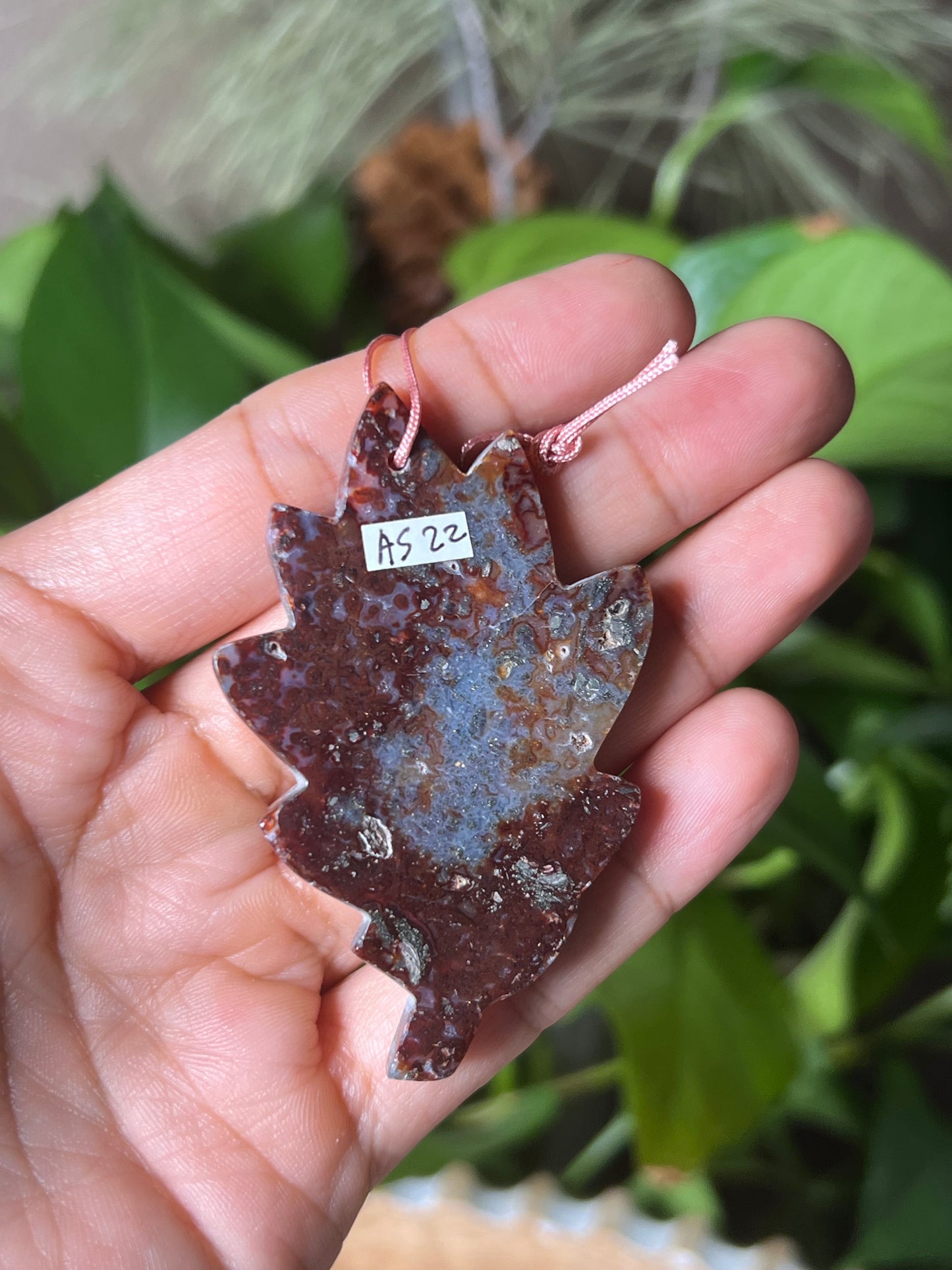 Marcasite Leaf Ornament