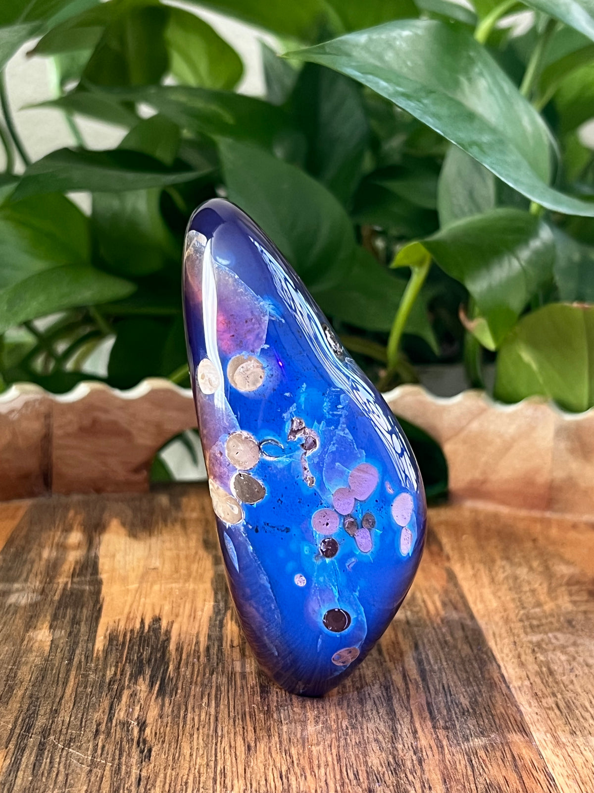 Blue Amber Freeform: F
