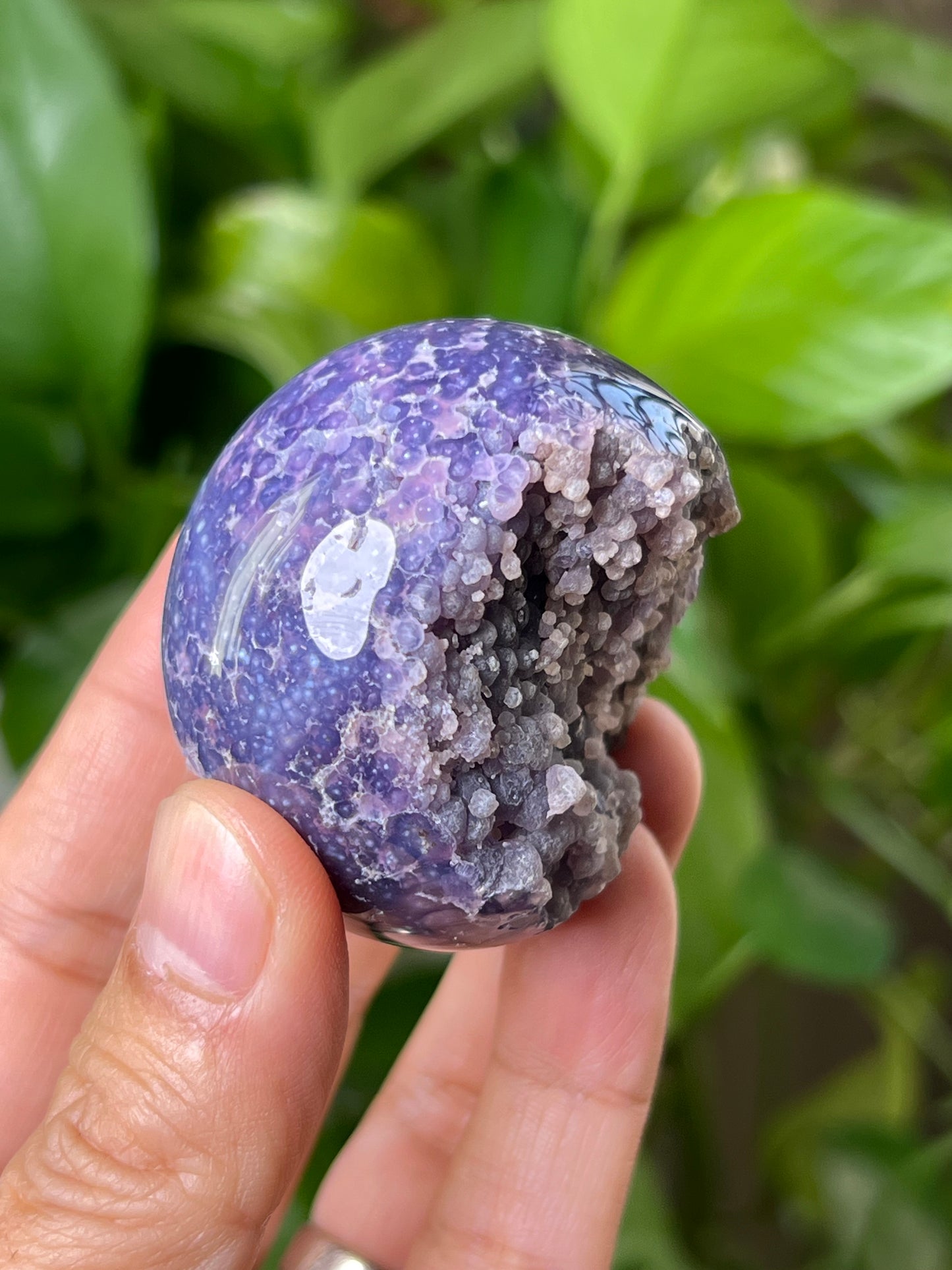 Grape Agate Sphere