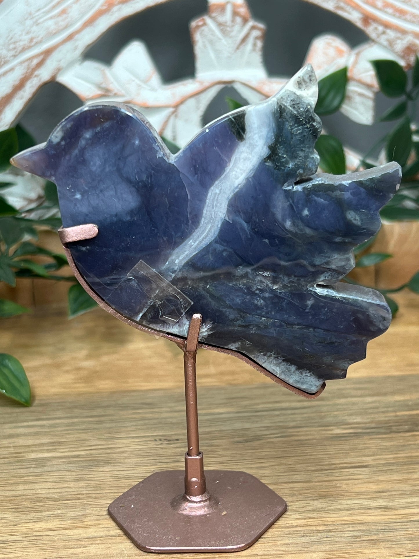 Purple Chalcedony Bird