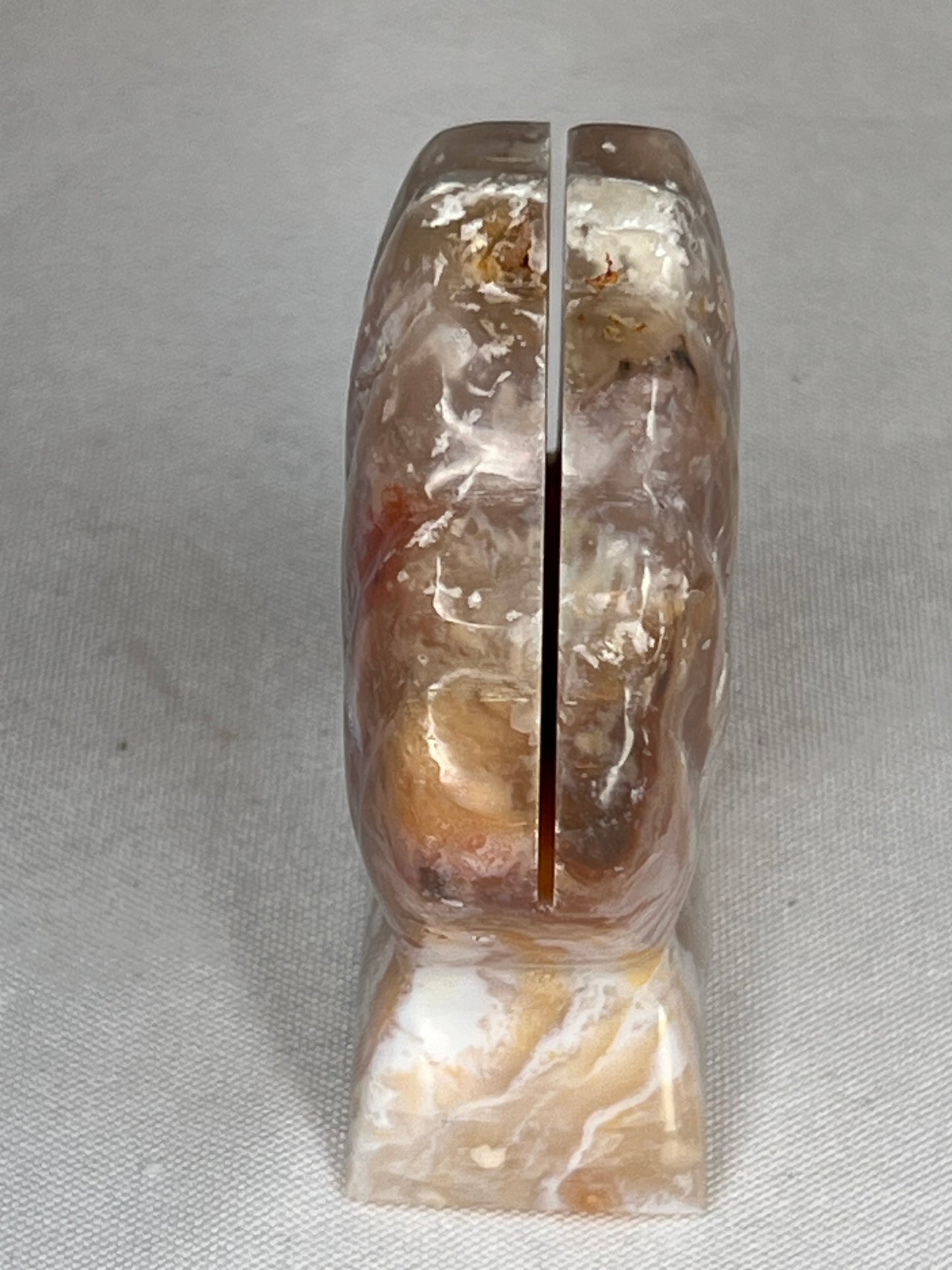 Rainbow Plume Agate Shell