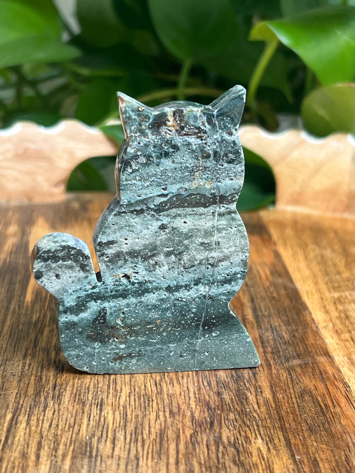 Blue Green Jasper Cat: HA