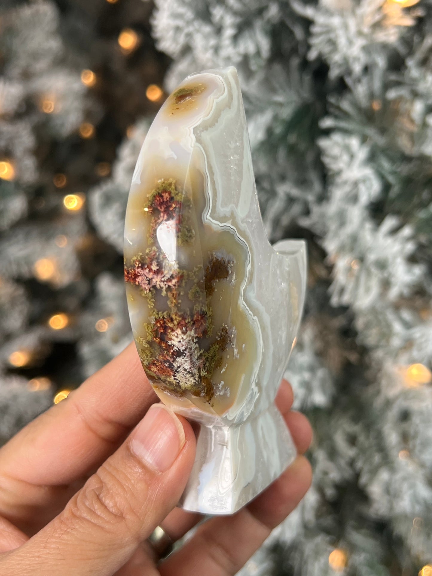 Scenic Moss Agate Moon