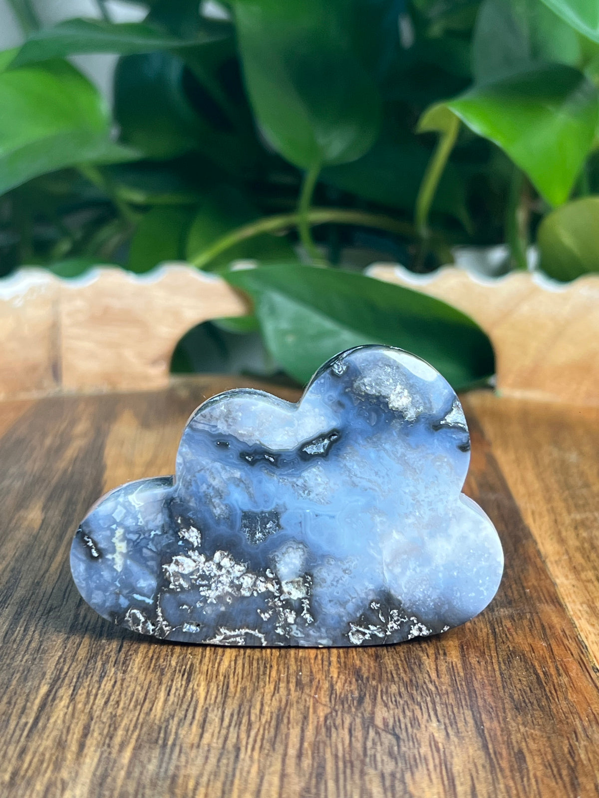 Blue Plume Agate Mini Cloud: PV
