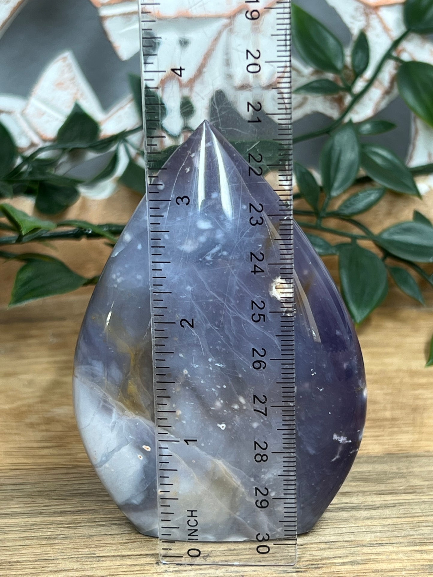 Purple Chalcedony Flame