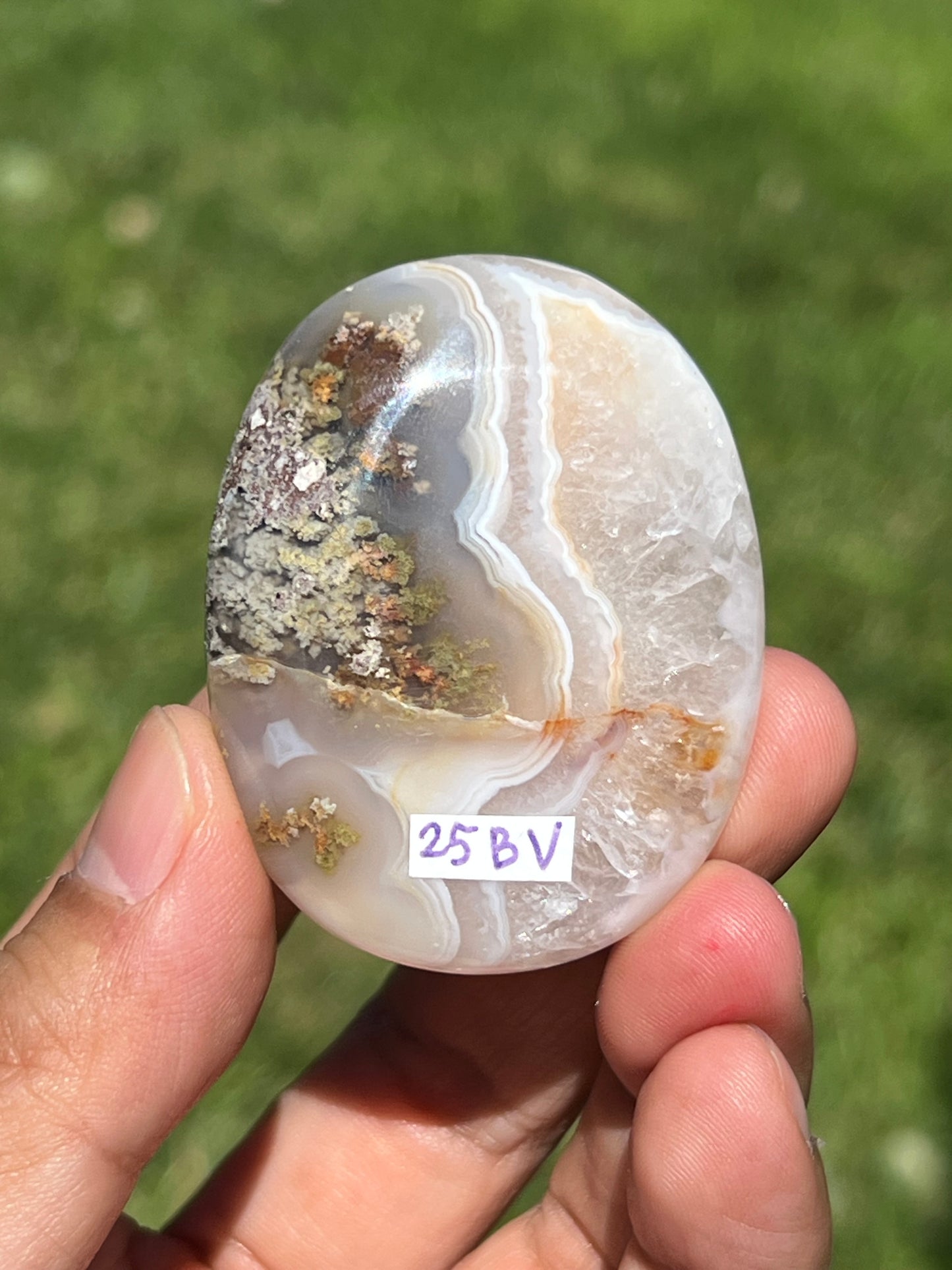 Scenic Moss Agate Palmstone BV