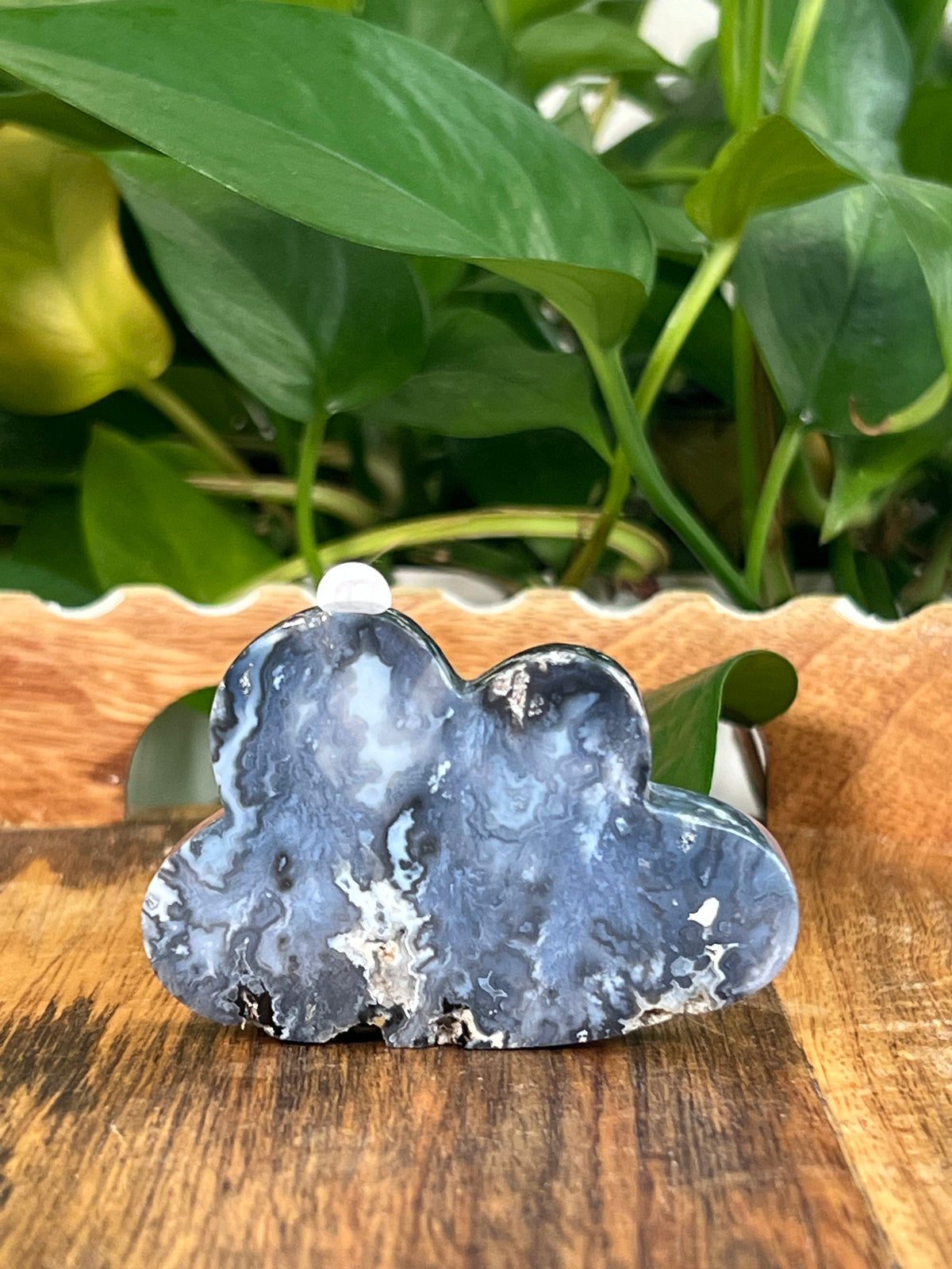 Blue Plume Agate Mini Clouds