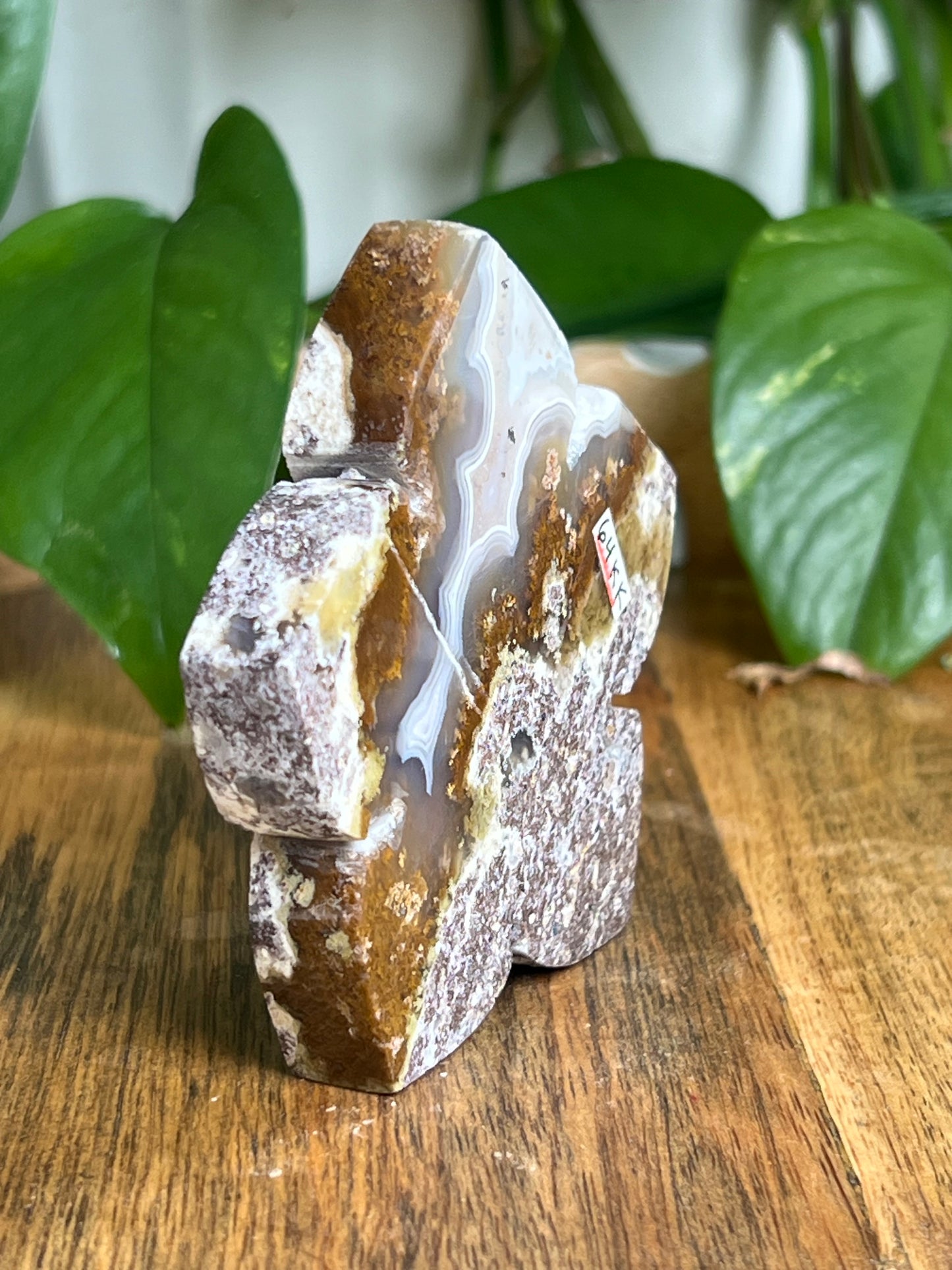 Scenic Moss Agate Flower KK