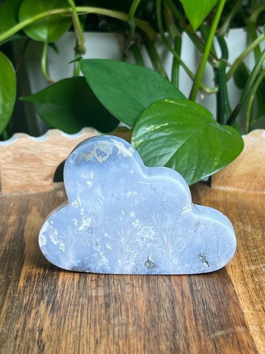 Blue Plume Agate Cloud: MS
