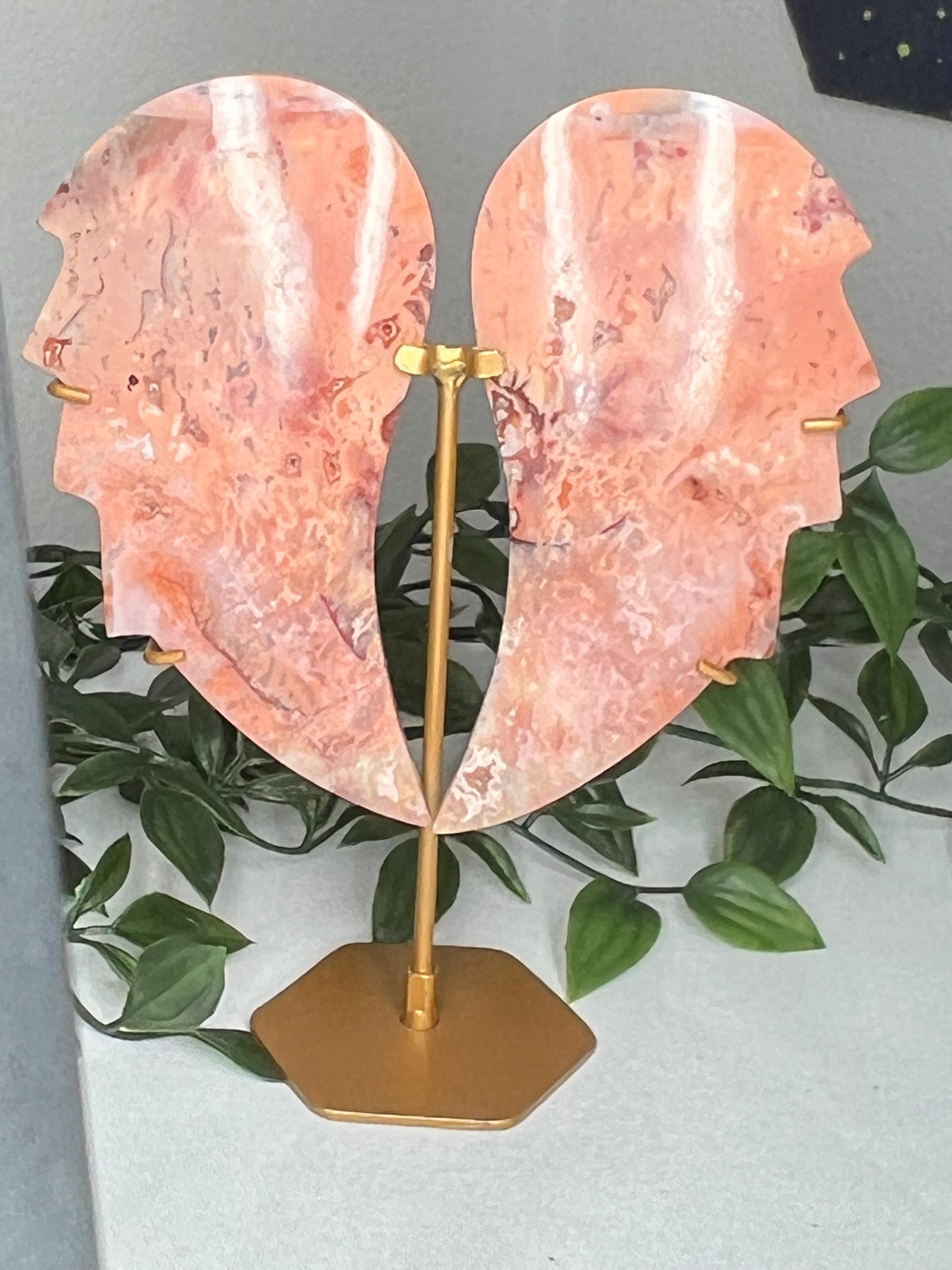 Pink Carnelian Wings