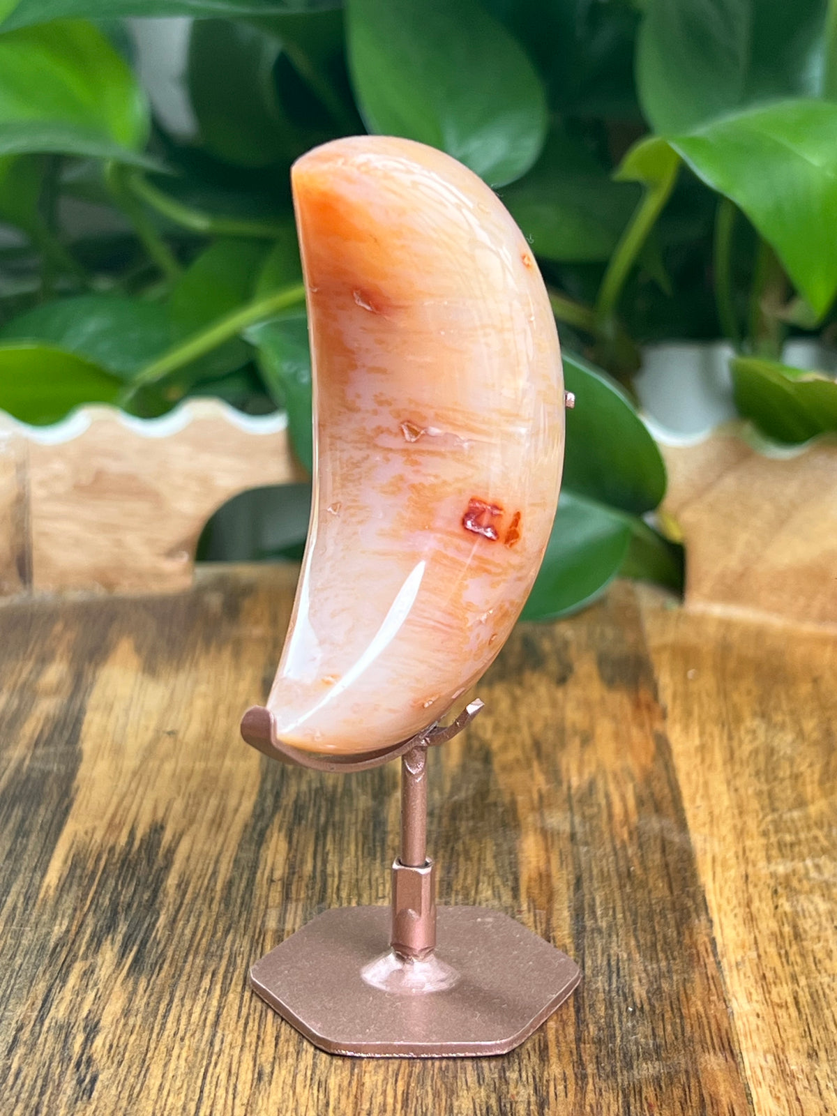 Carnelian Mini Puffy Moon: S
