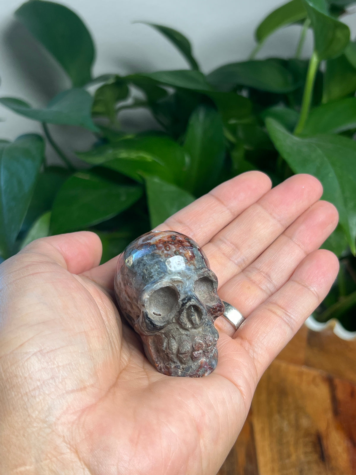Marcasite Mini Skull: AC