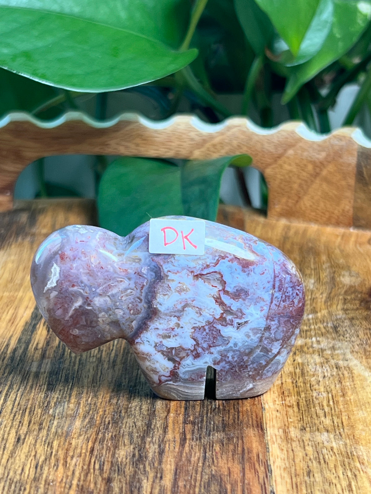 Sumatra Plume Agate Mini Buffalos
