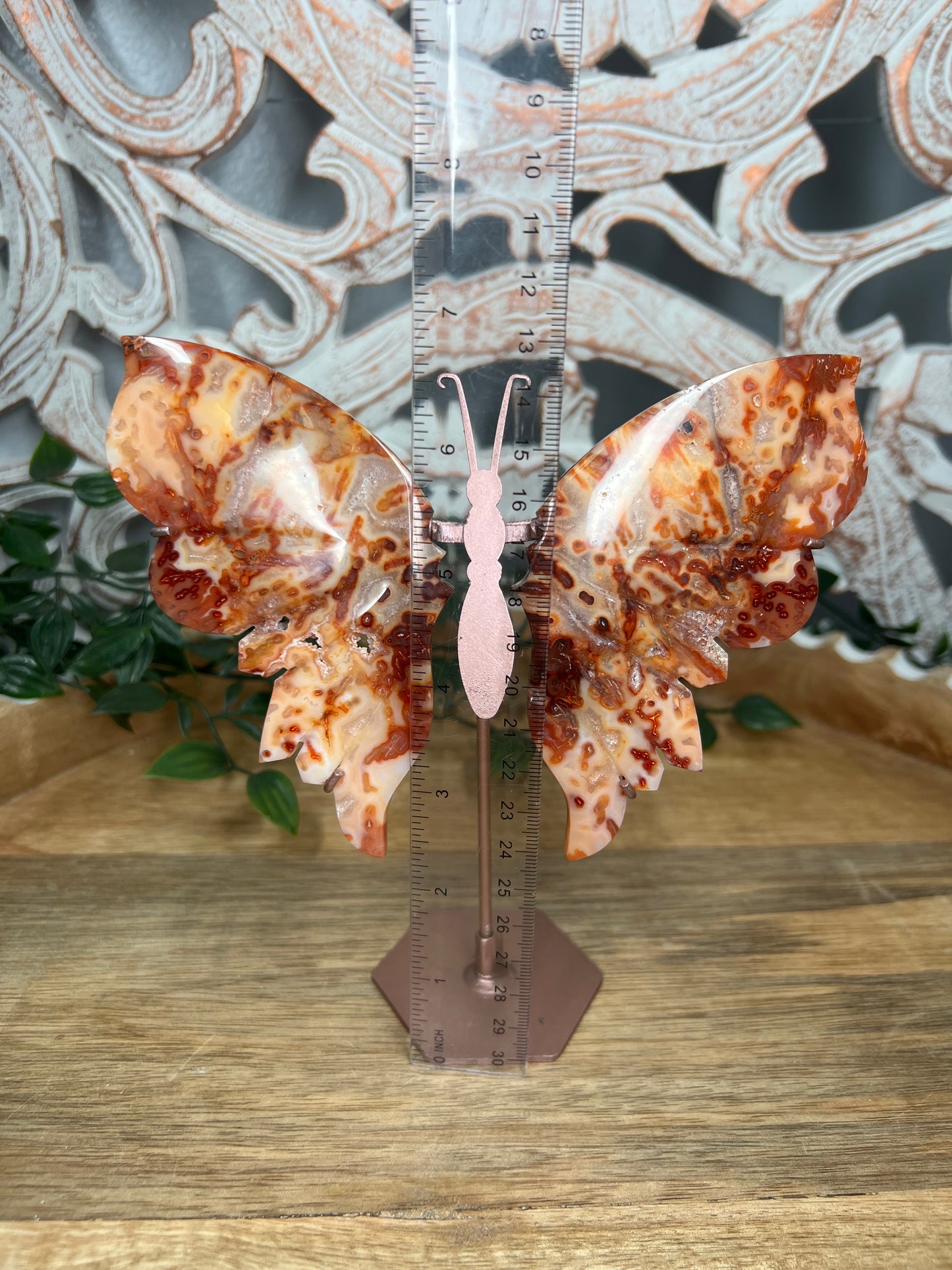 Pink Carnelian Wings