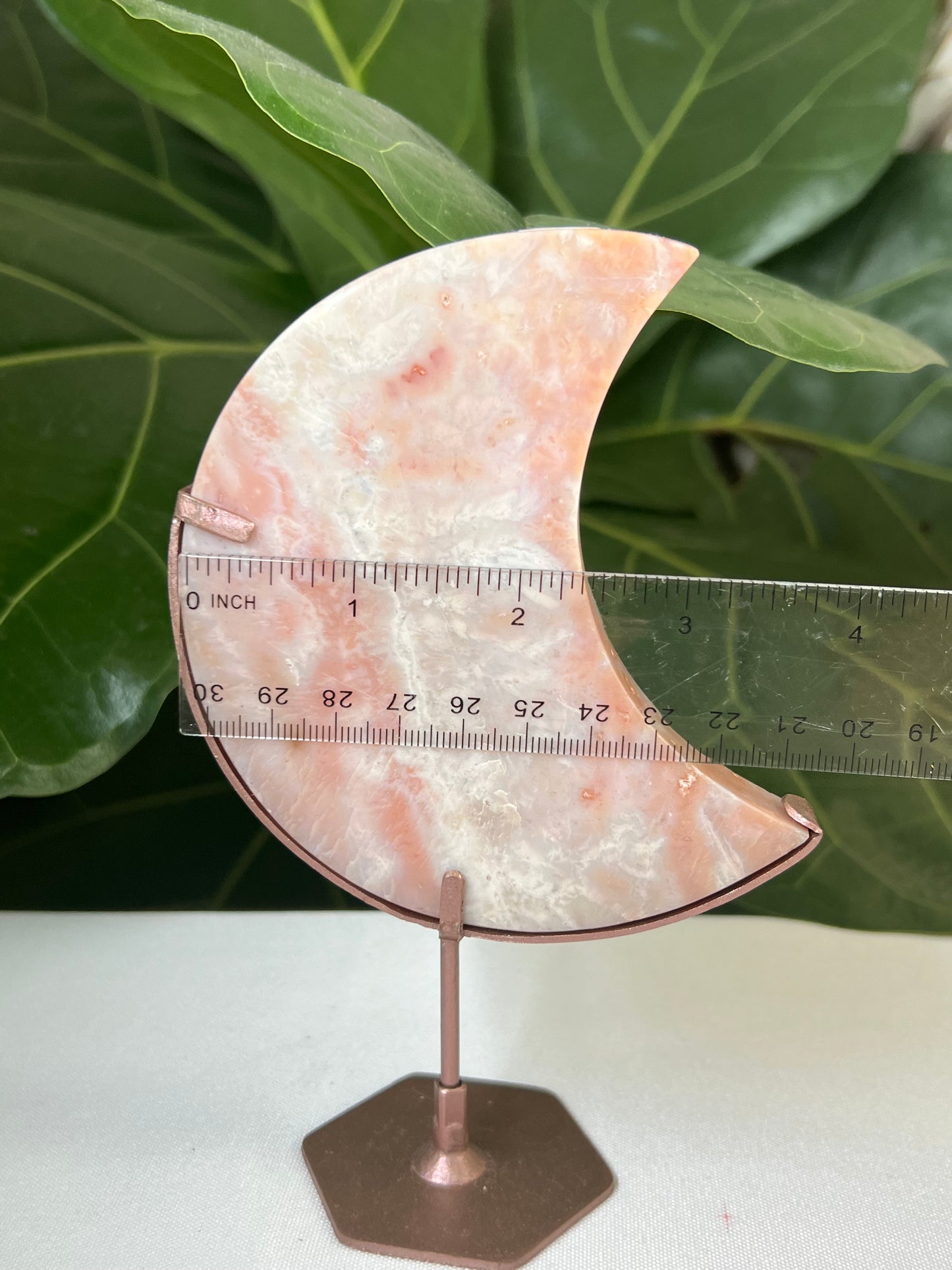 Pink Carnelian Moon