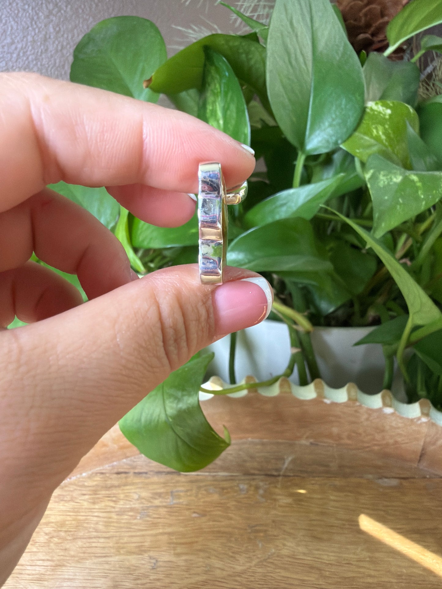 Crazy Lace Agate Butterfly Pendant
