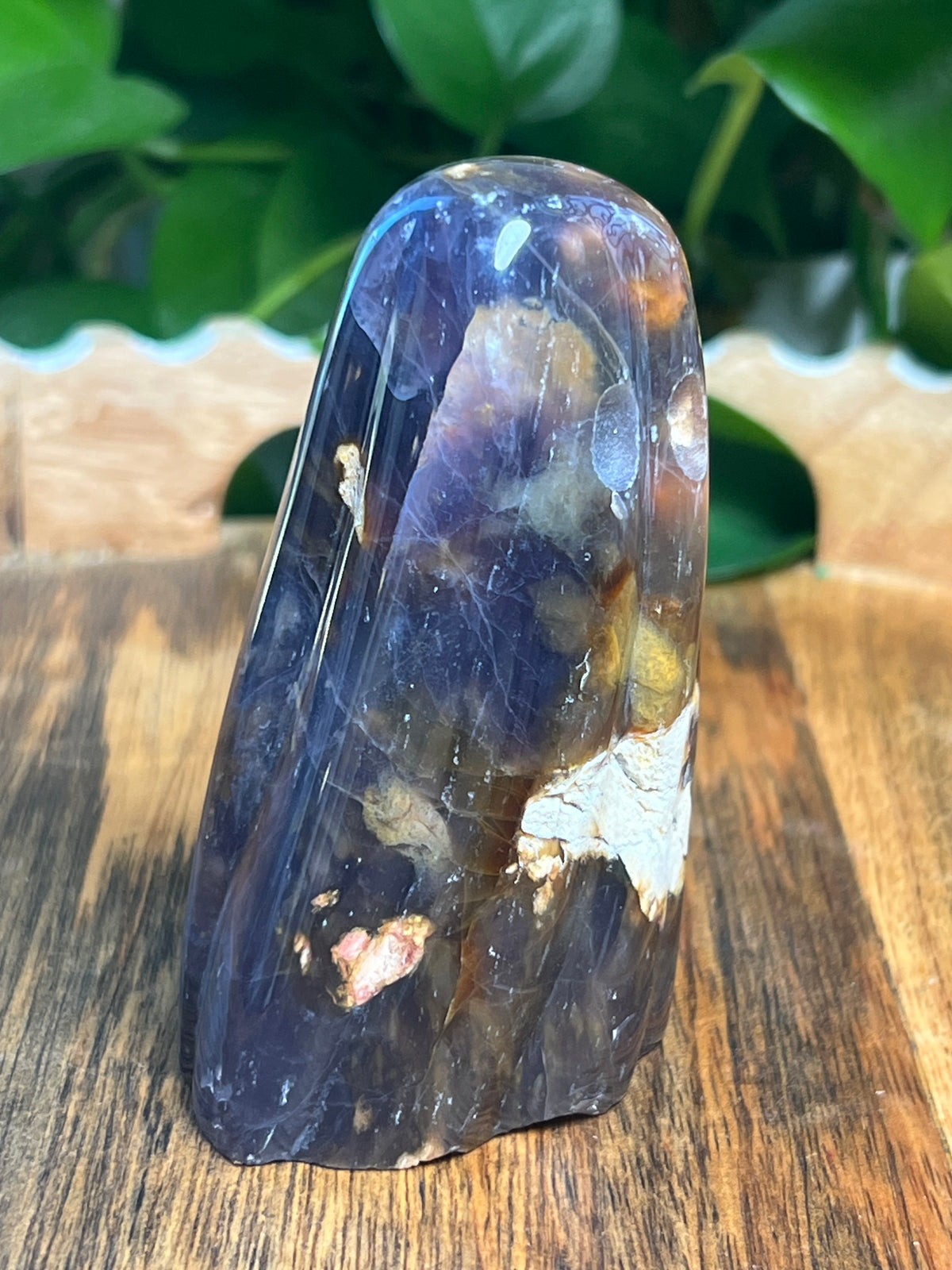 Purple Chalcedony Ghost: N