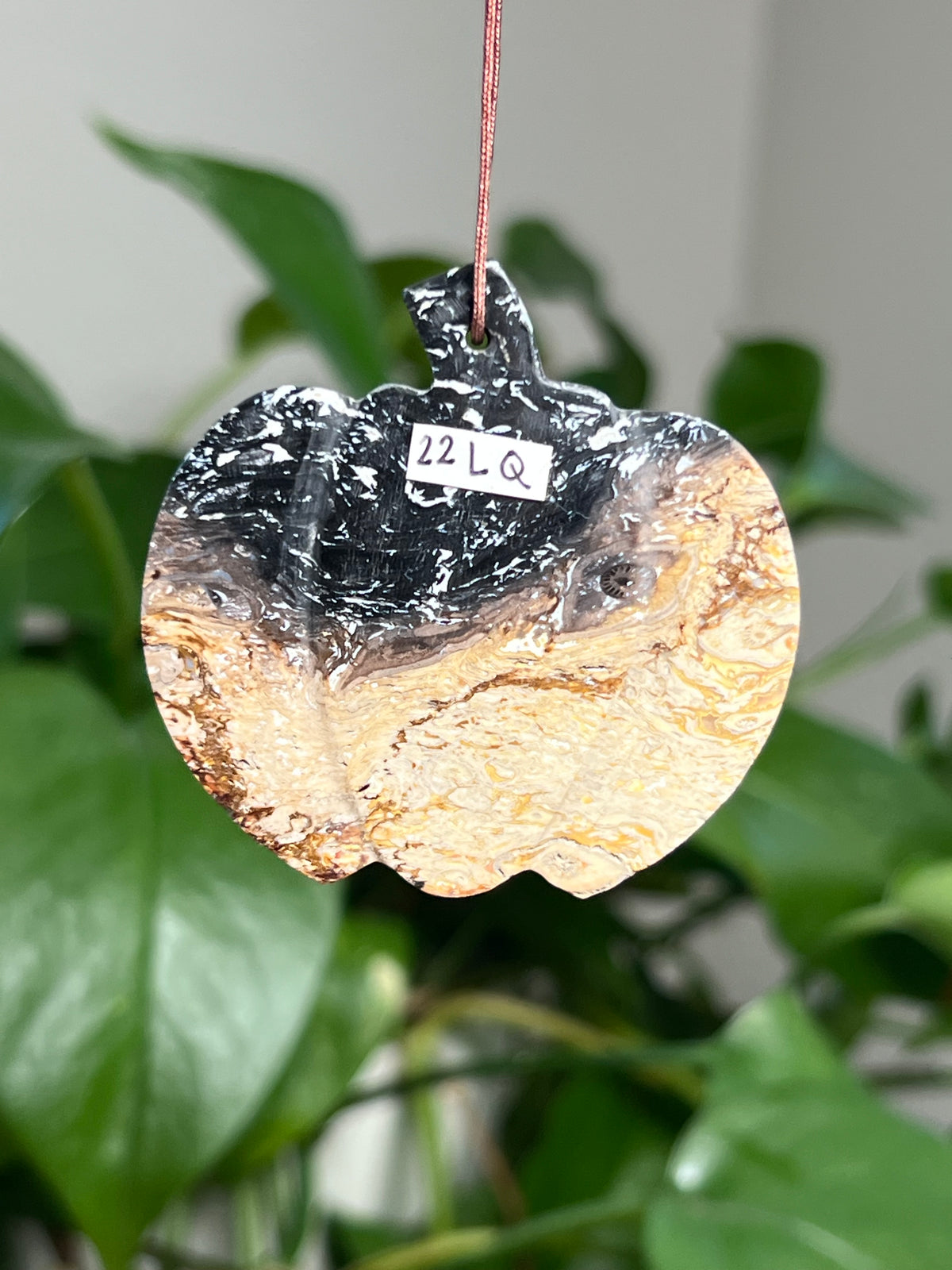 Palm Root Pumpkin Ornaments