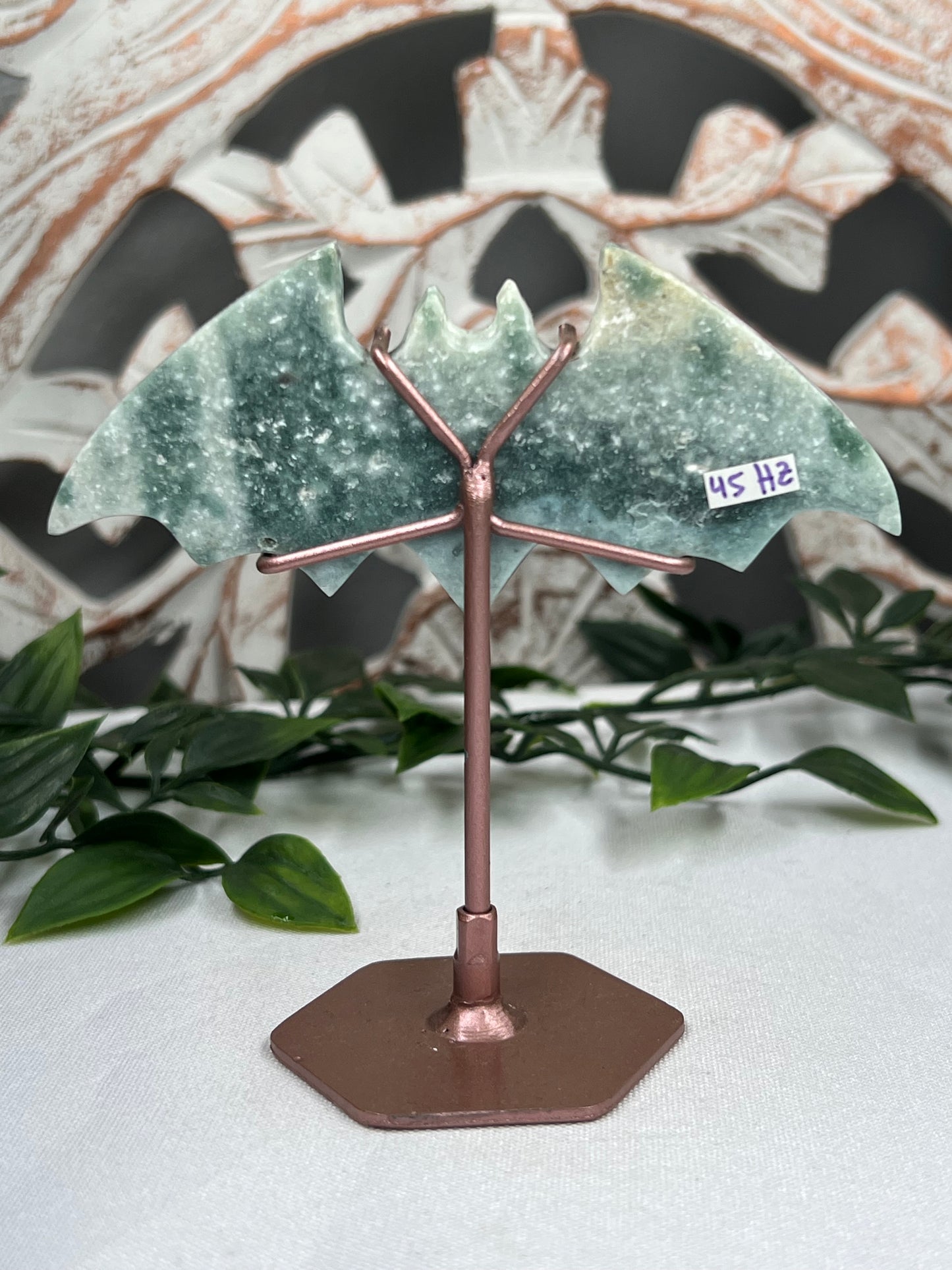 Blue Green Jasper Bat