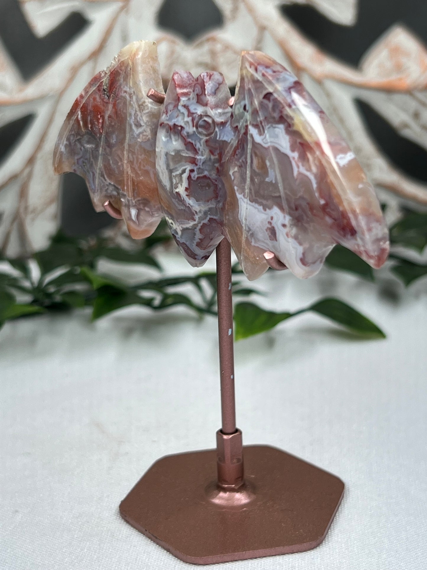 Sumatra Plume Agate Bat