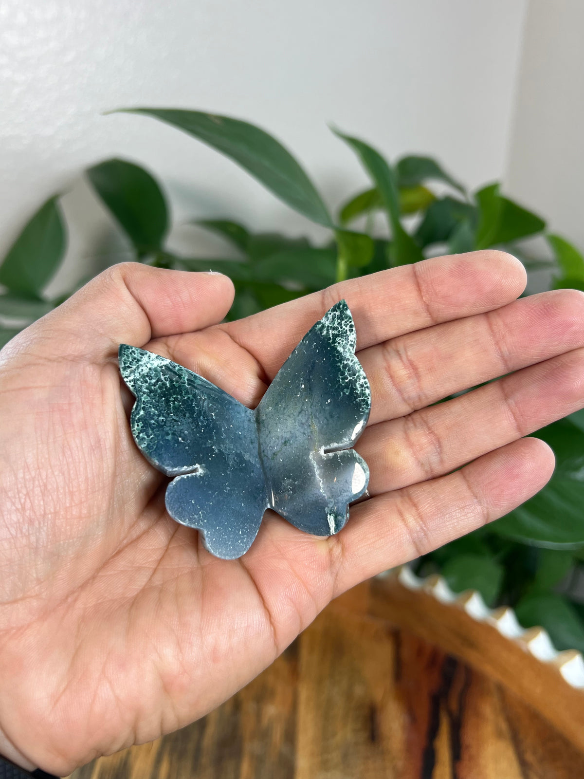 Grape Agate 3D Butterflies