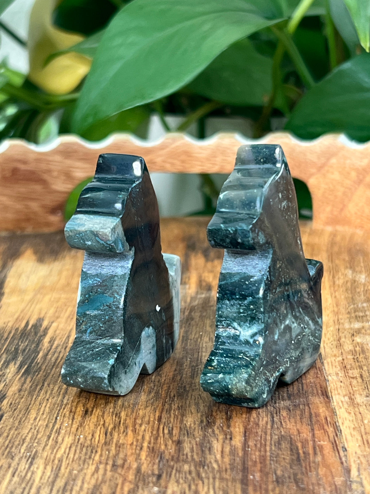 Blue Green Jasper Dogs