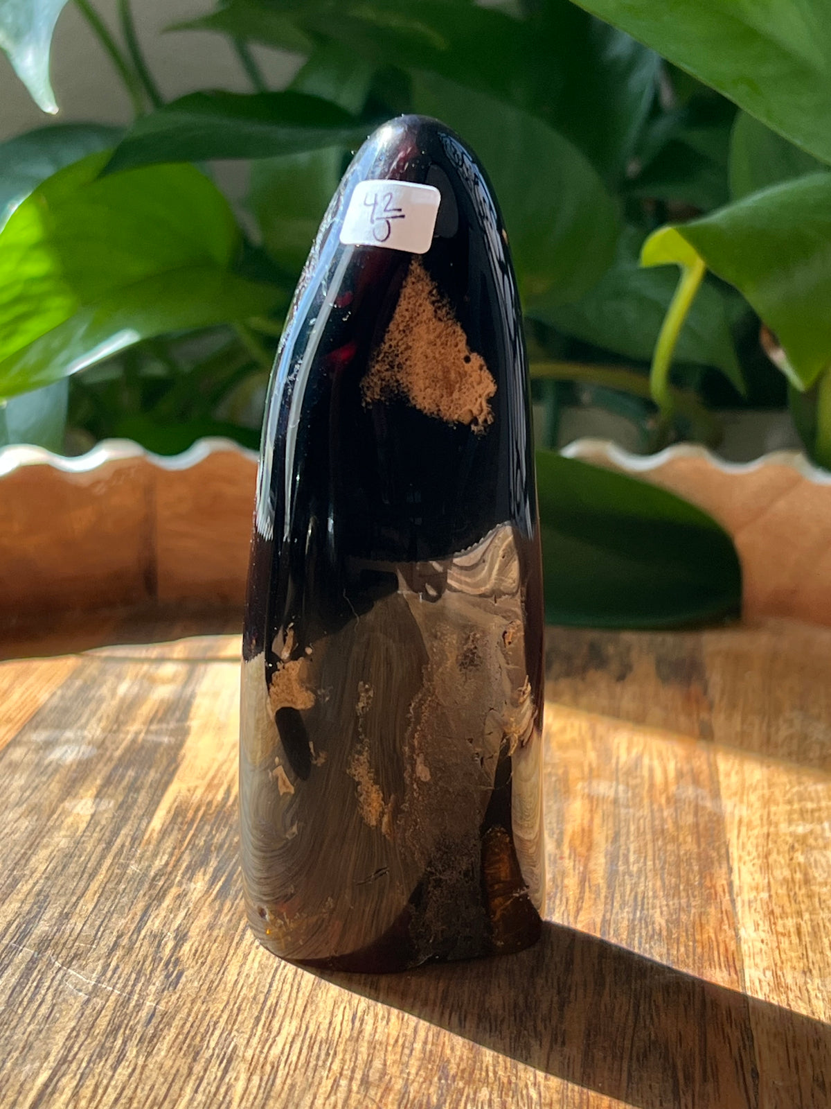 Blue Amber Freeform: J