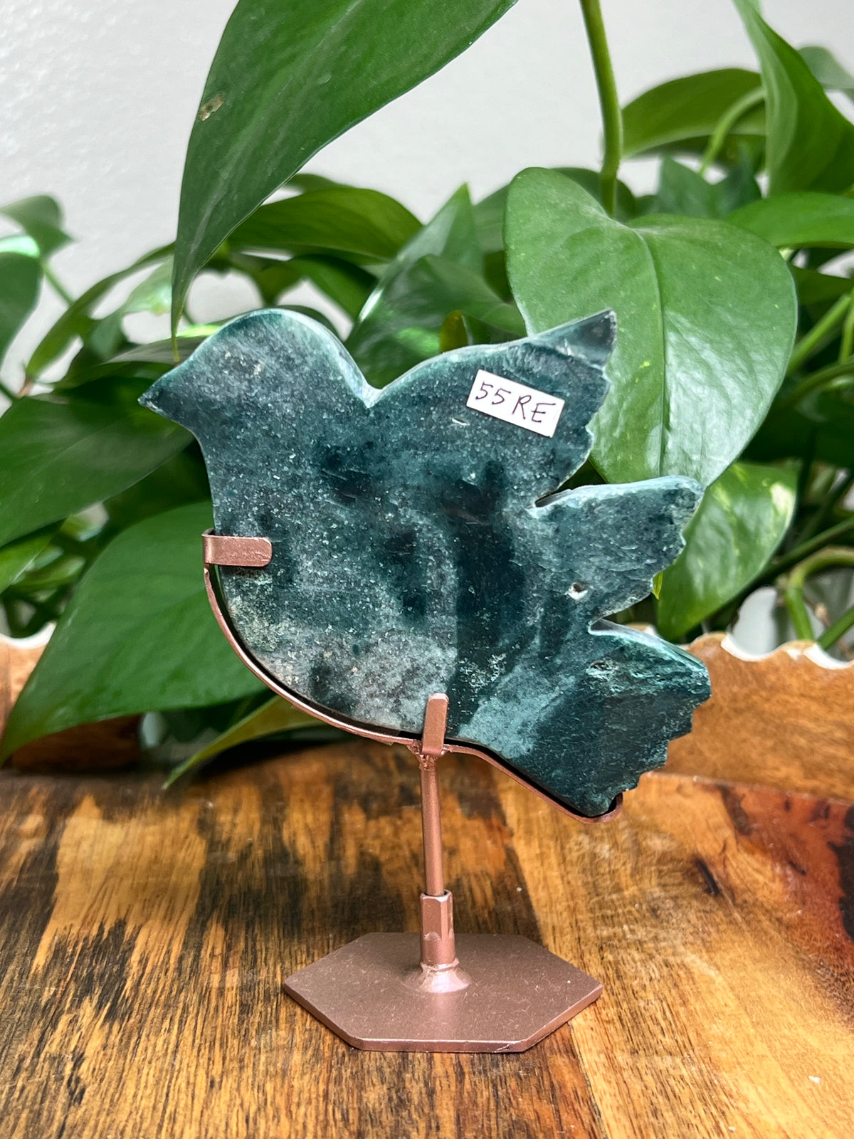 Blue Green Jasper Bird: RE