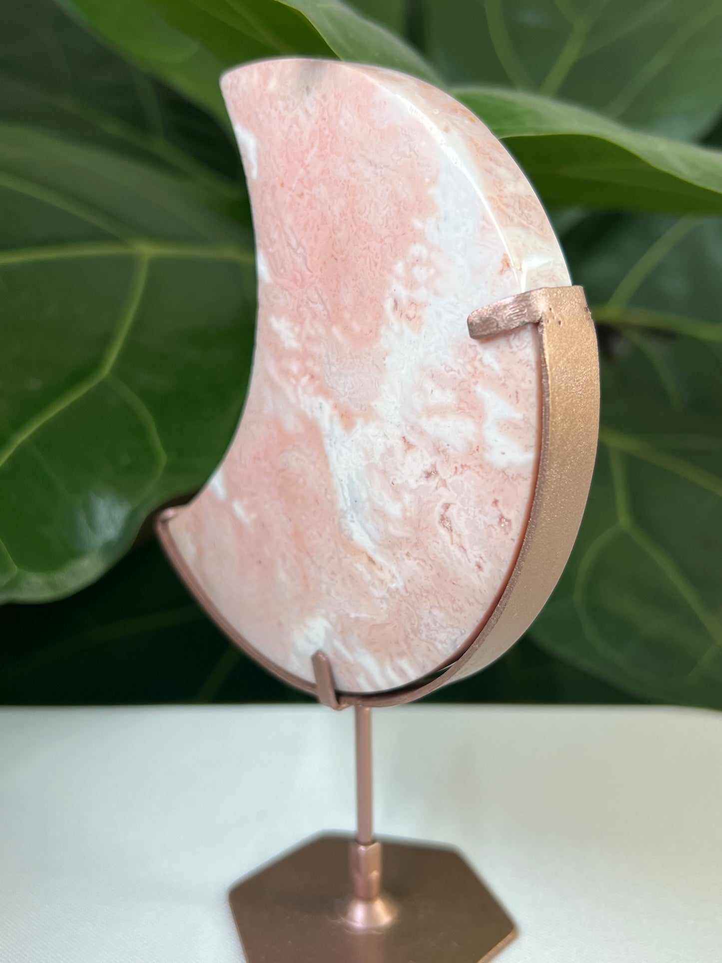 Pink Carnelian Moon