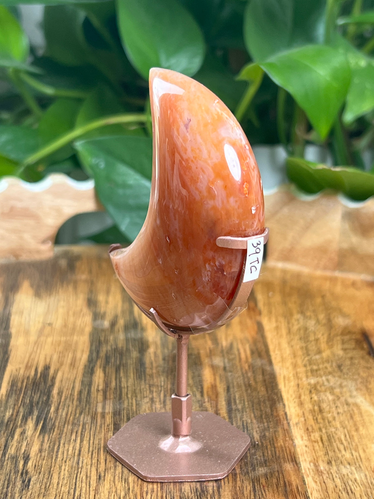 Carnelian Mini Puffy Moon: TC