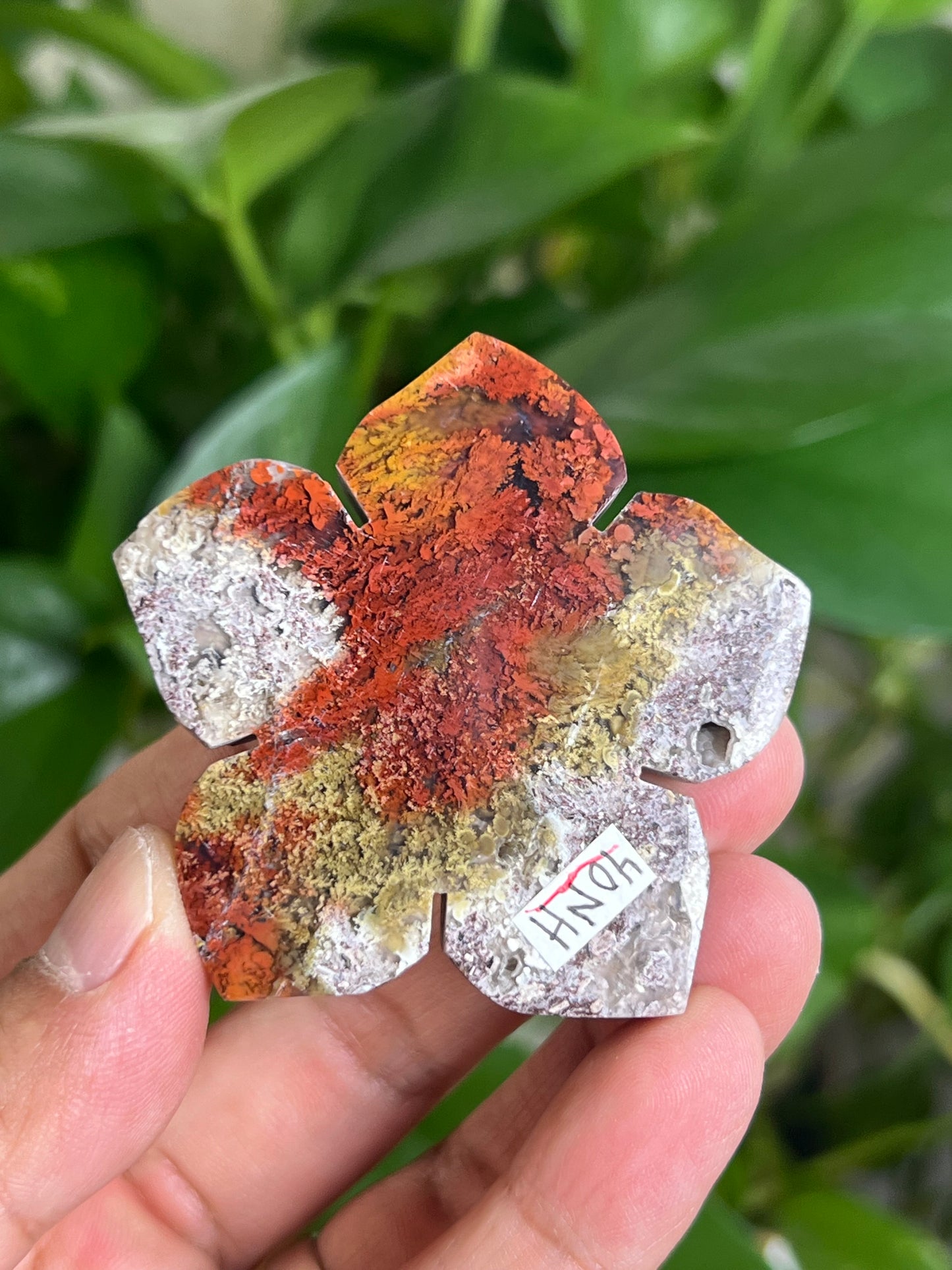 Scenic Moss Agate Flower NH