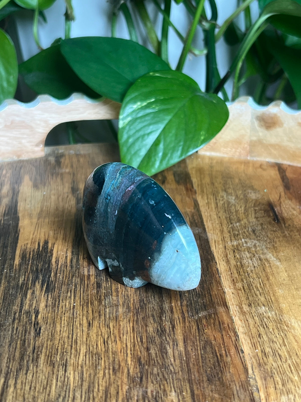 Blue Green Jasper Bear: KA