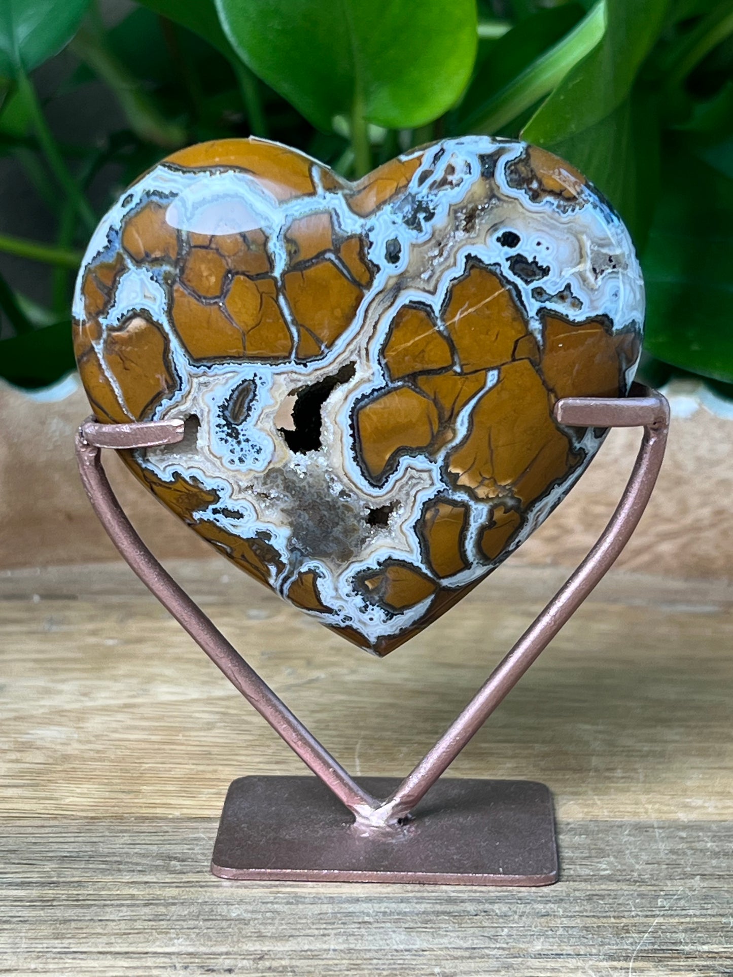 Brecciated Jasper Heart