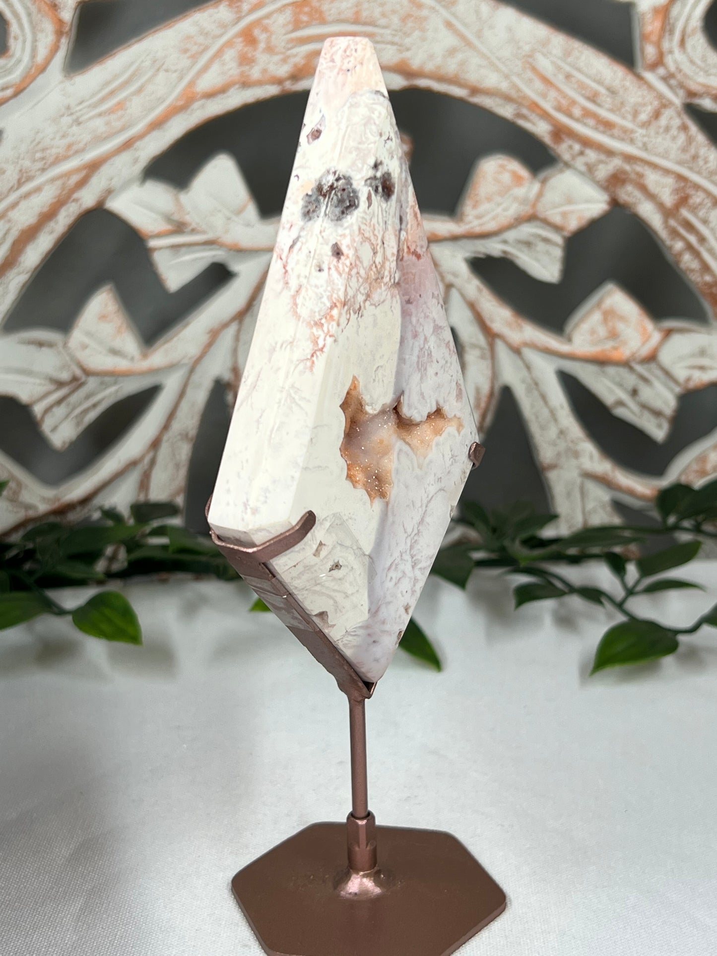 Pink Carnelian Diamond