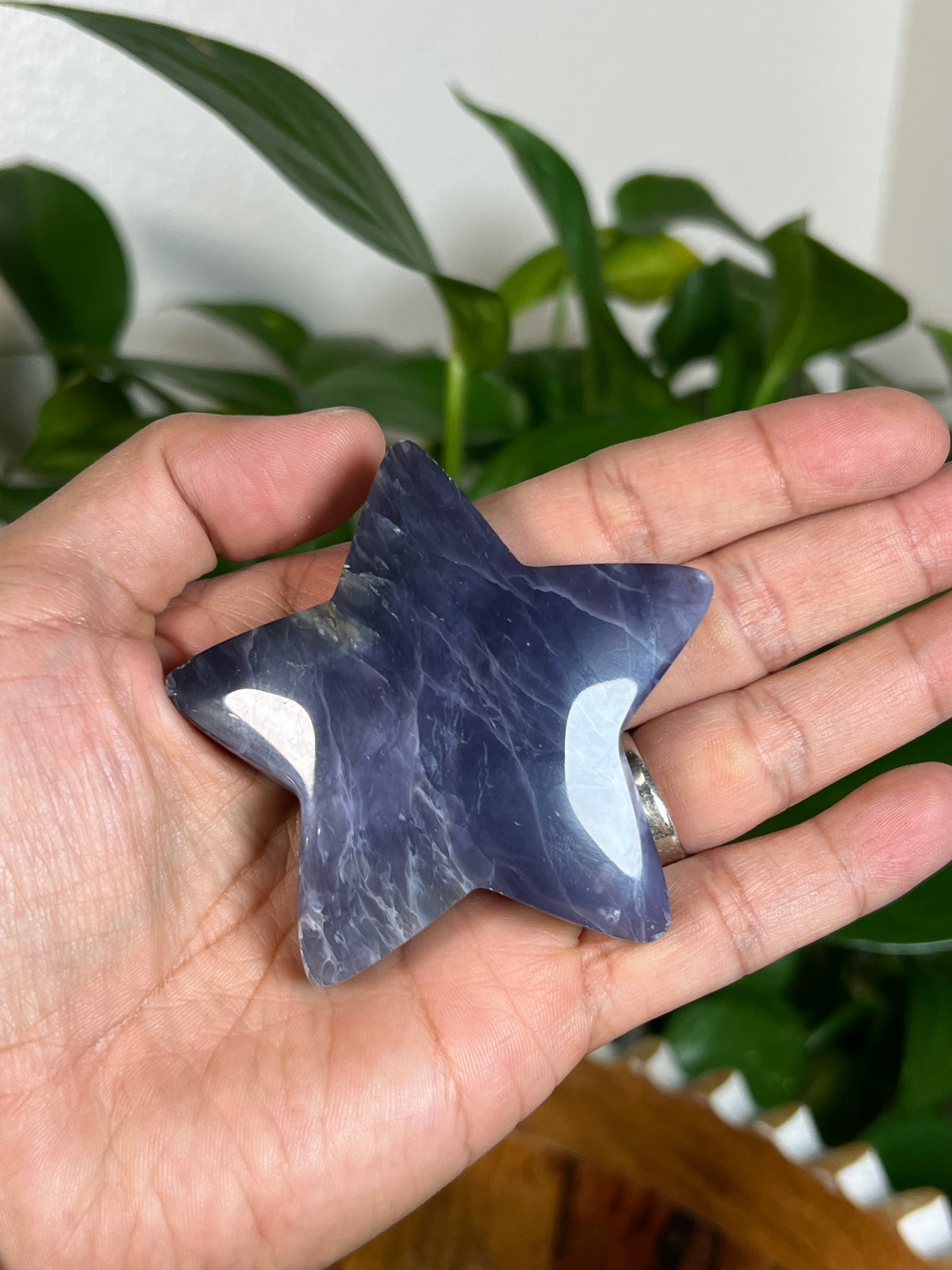 Purple Chalcedony Self Standing Stars